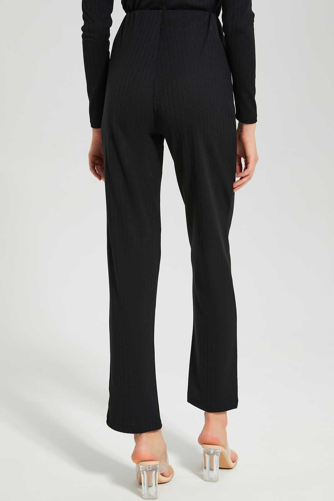 Redtag-Assorted-Straight-Fit-Trouser-Category:Trousers,-Colour:Black,-Deals:New-In,-Filter:Women's-Clothing,-LEC,-LEC-Trousers,-New-In-LEC-APL,-Non-Sale,-Section:Women,-W22B-Women's-