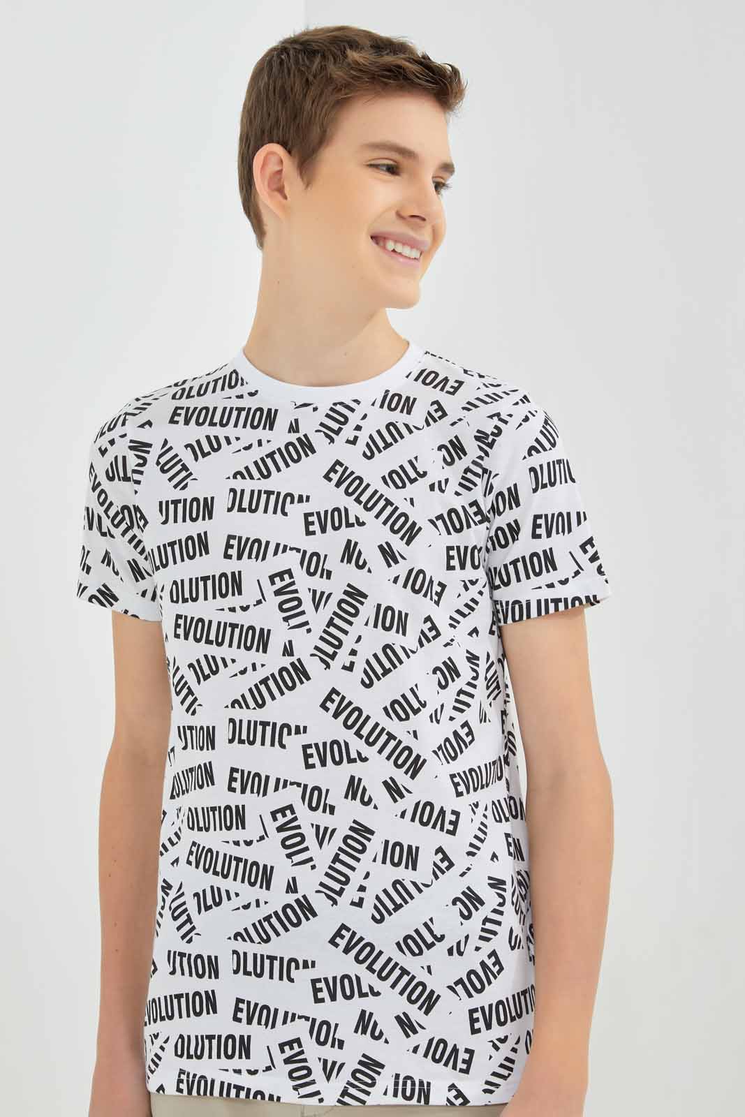 Redtag-White-Evolution-Aop-Tee-BSR-T-Shirts,-BTS,-Category:T-Shirts,-Colour:White,-Deals:New-In,-Filter:Senior-Boys-(8-to-14-Yrs),-NDAY,-New-In-BSR-APL,-Non-Sale,-Section:Boys-(0-to-14Yrs),-W22B-Senior-Boys-9 to 14 Years
