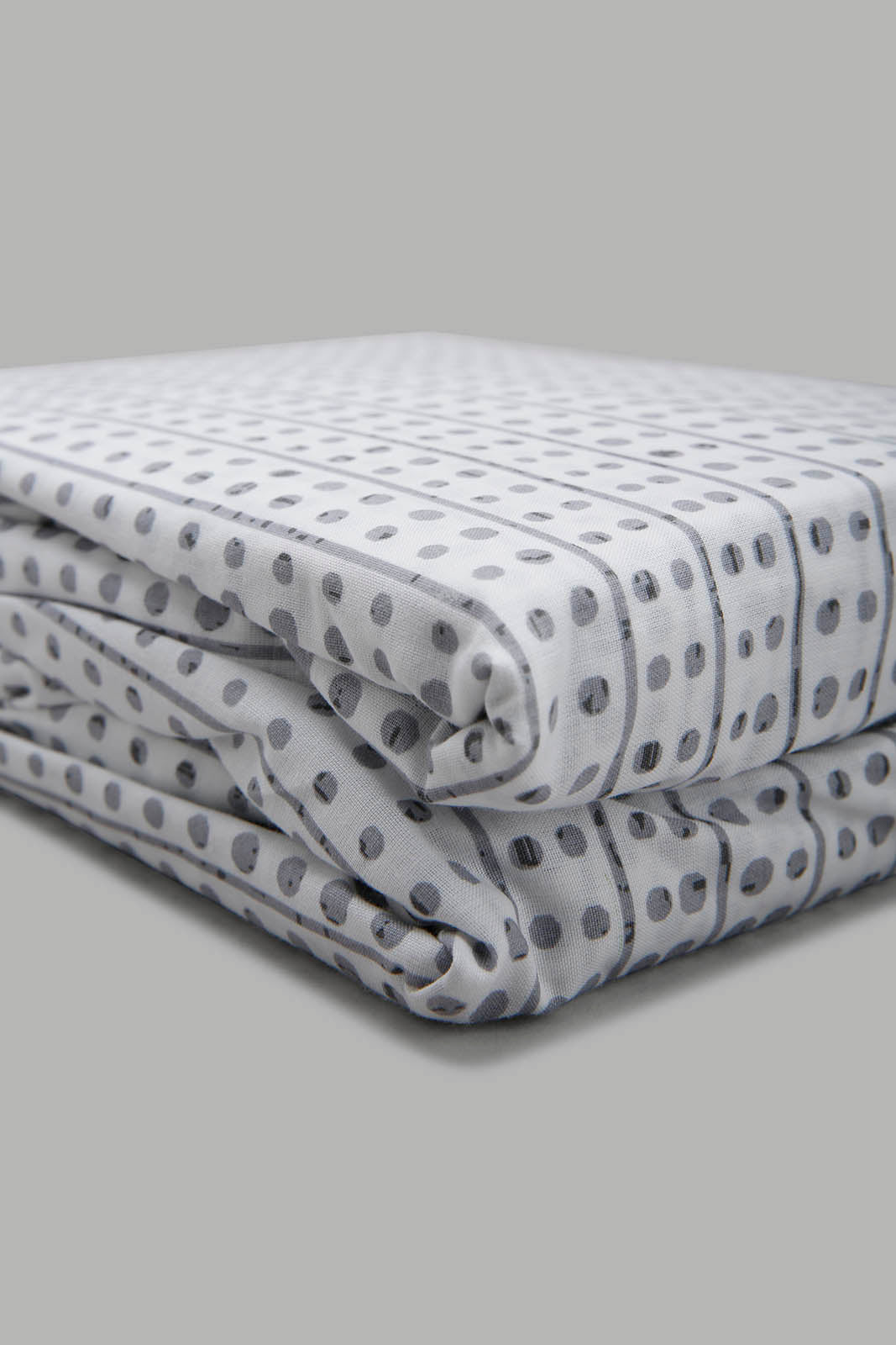 Redtag-Grey-Printed-Fitted-Sheet-(Twin-Size)-Category:Fitted-Sheets,-Colour:Grey,-Deals:New-In,-Filter:Home-Bedroom,-HMW-BED-Fitted-Sheets,-New-In-HMW-BED,-Non-Sale,-Section:Homewares,-W22B-Home-Bedroom-