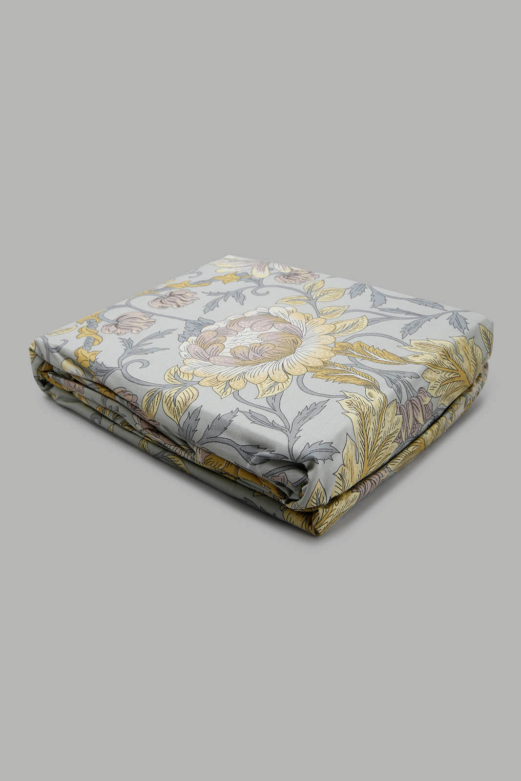 Redtag-Green-Floral-Printed-Fitted-Sheet-(King-Size)-Category:Fitted-Sheets,-Colour:Green,-Deals:New-In,-Filter:Home-Bedroom,-HMW-BED-Fitted-Sheets,-New-In-HMW-BED,-Non-Sale,-Section:Homewares,-W22B-Home-Bedroom-