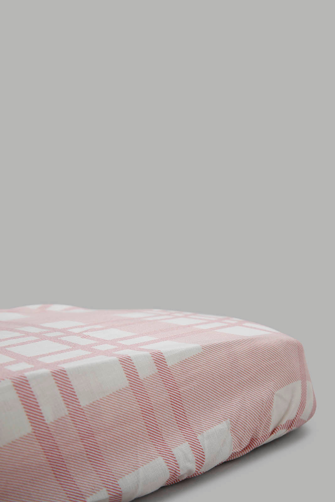 Redtag-Pink-Check-Printed-Fitted-Sheet-(Single-Size)-Category:Fitted-Sheets,-Colour:Pink,-Deals:New-In,-Filter:Home-Bedroom,-HMW-BED-Fitted-Sheets,-New-In-HMW-BED,-Non-Sale,-Section:Homewares,-W22B-Home-Bedroom-
