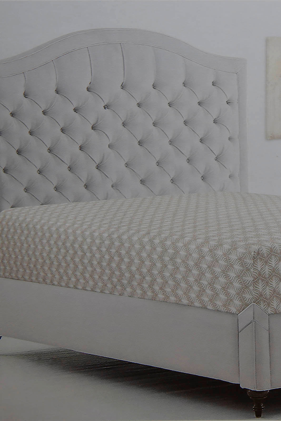 Redtag-Beige-Chevron-Printed-Fitted-Sheet-(Super-King-Size)-Category:Fitted-Sheets,-Colour:Beige,-Deals:New-In,-Filter:Home-Bedroom,-HMW-BED-Fitted-Sheets,-New-In-HMW-BED,-Non-Sale,-Section:Homewares,-W22B-Home-Bedroom-