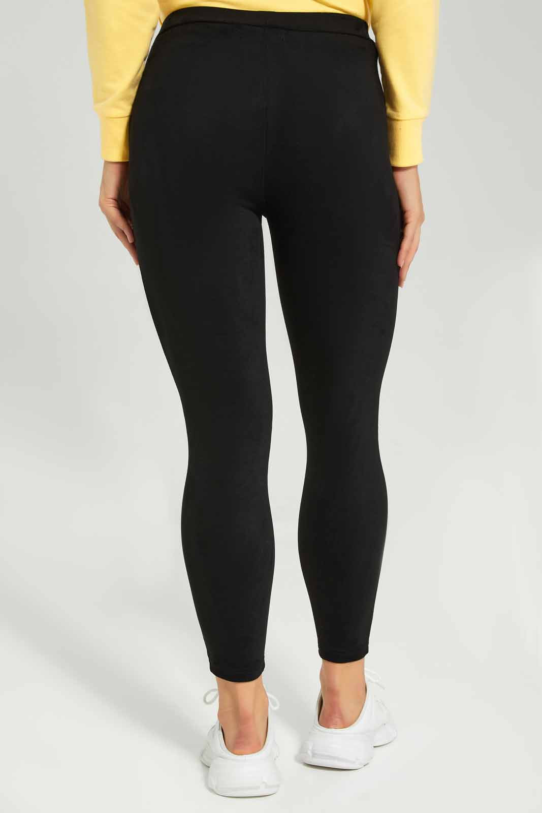 Redtag-Black-Skinny-Suede-Legging-Category:Jeggings,-Colour:Black,-Deals:New-In,-Filter:Women's-Clothing,-New-In-Women-APL,-Non-Sale,-Section:Women,-W22B,-Women-Jeggings-Women's-