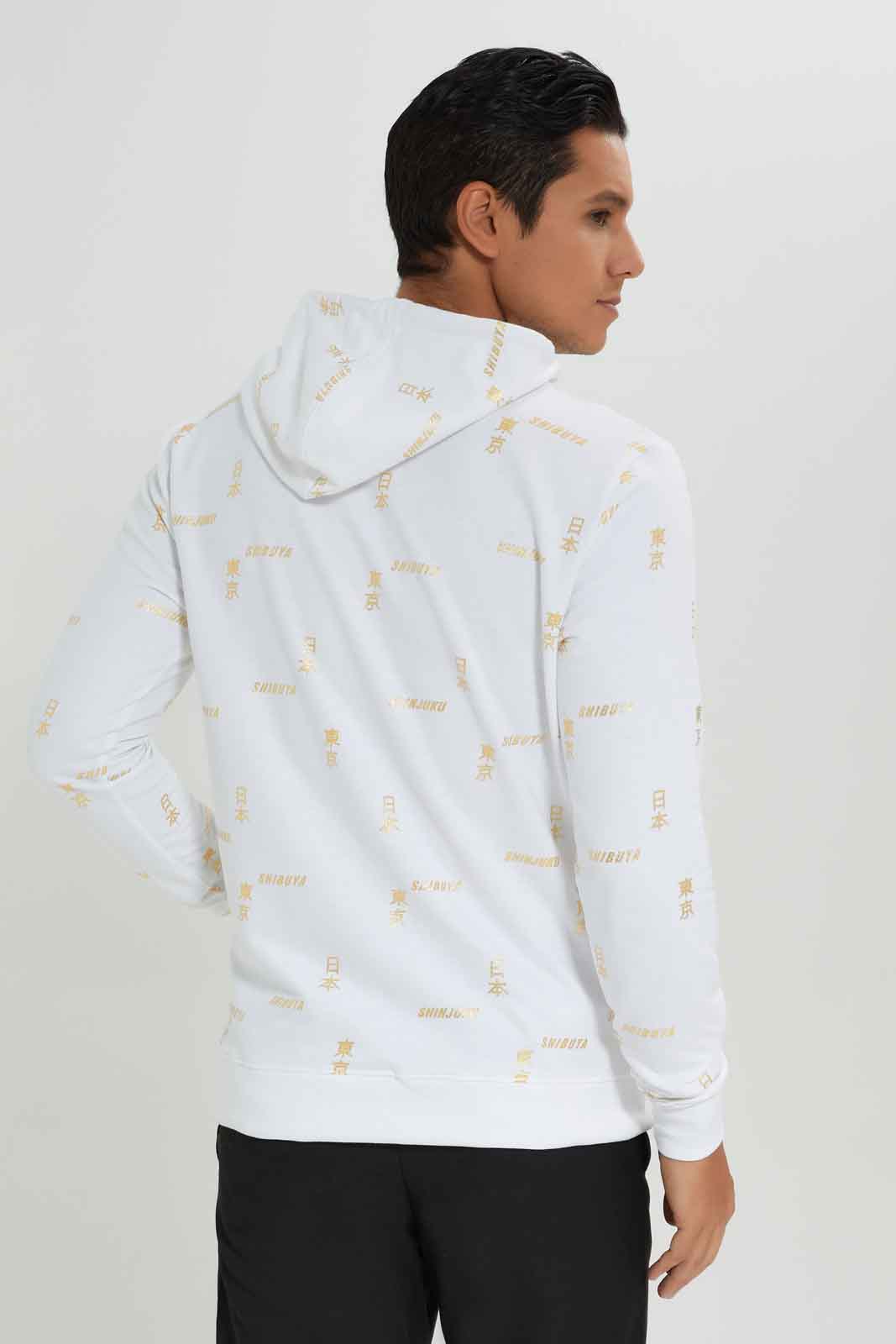 Redtag-White-AOP-Foil-Print-Hoody-Category:Sweatshirts,-Colour:White,-Deals:New-In,-Dept:Menswear,-Filter:Men's-Clothing,-Men-Sweatshirts,-New-In-Men-APL,-Non-Sale,-Section:Men,-W22B-Men's-