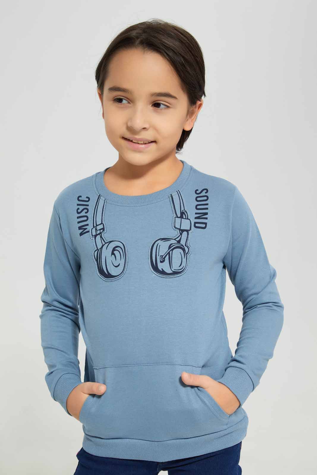 Redtag-Blue-Kangaroo-Pocket-Sweatshirt-BOY-Sweatshirts,-Category:Sweatshirts,-Colour:Blue,-Deals:New-In,-Filter:Boys-(2-to-8-Yrs),-New-In-BOY-APL,-Non-Sale,-Section:Boys-(0-to-14Yrs),-W22B-Boys-2 to 8 Years