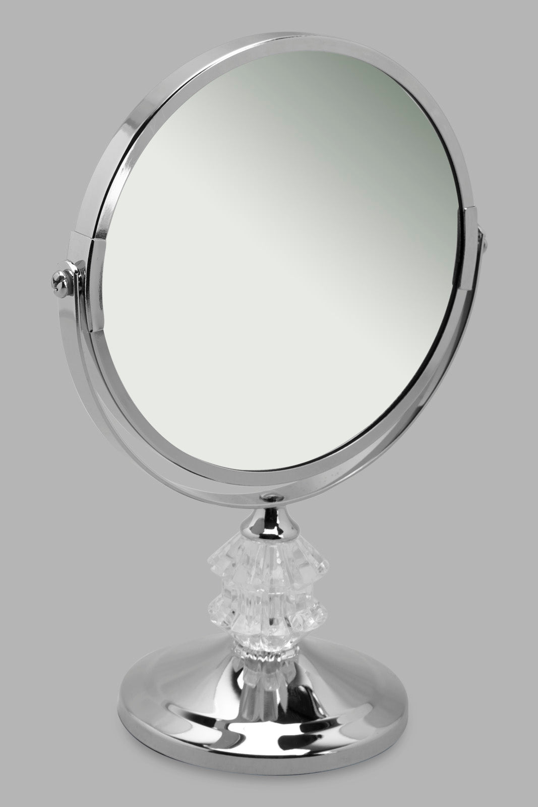 Redtag-Silver-Vanity-Mirror-Category:Bathroom-Accessories,-Colour:Silver,-Deals:New-In,-Filter:Home-Bathroom,-HMW-BAC-Bath-Accessories,-New-In-HMW-BAC,-Non-Sale,-Section:Homewares,-W22A-Home-Bathroom-