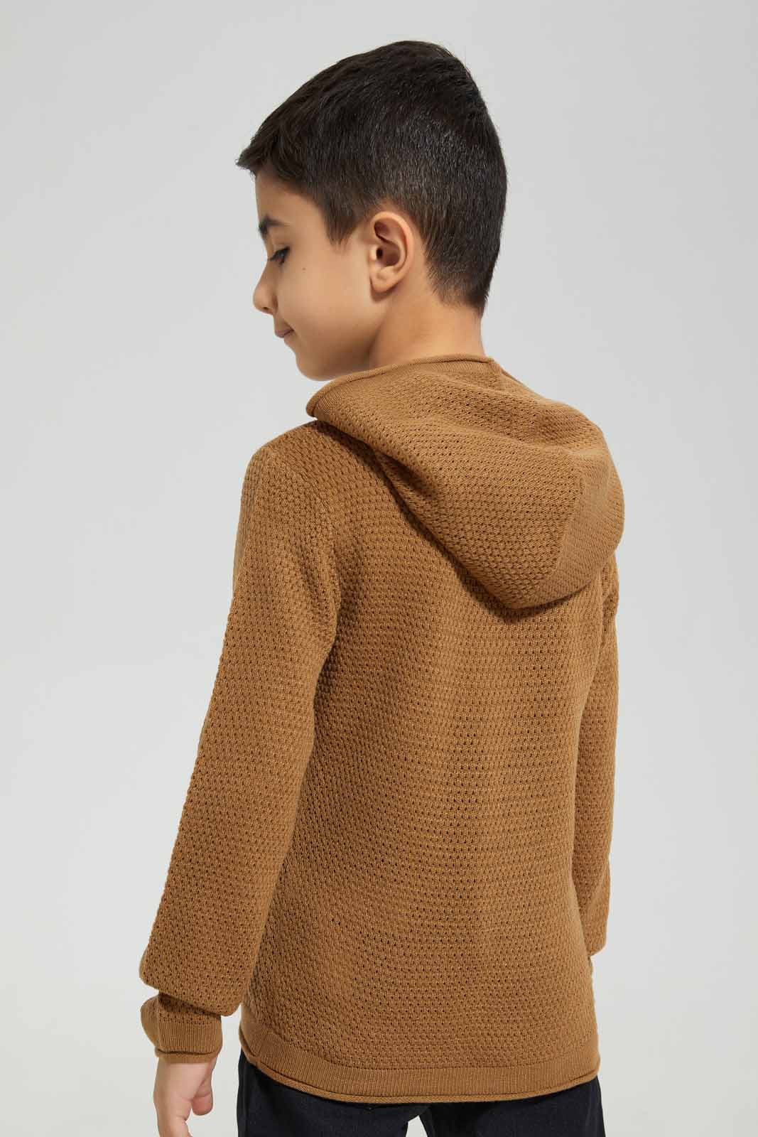 Redtag-Brown-Hooded-Jumper-BOY-Pullovers,-Category:Pullovers,-Colour:Brown,-Deals:New-In,-Filter:Boys-(2-to-8-Yrs),-New-In-BOY-APL,-Non-Sale,-Section:Boys-(0-to-14Yrs),-W22B-Boys-2 to 8 Years