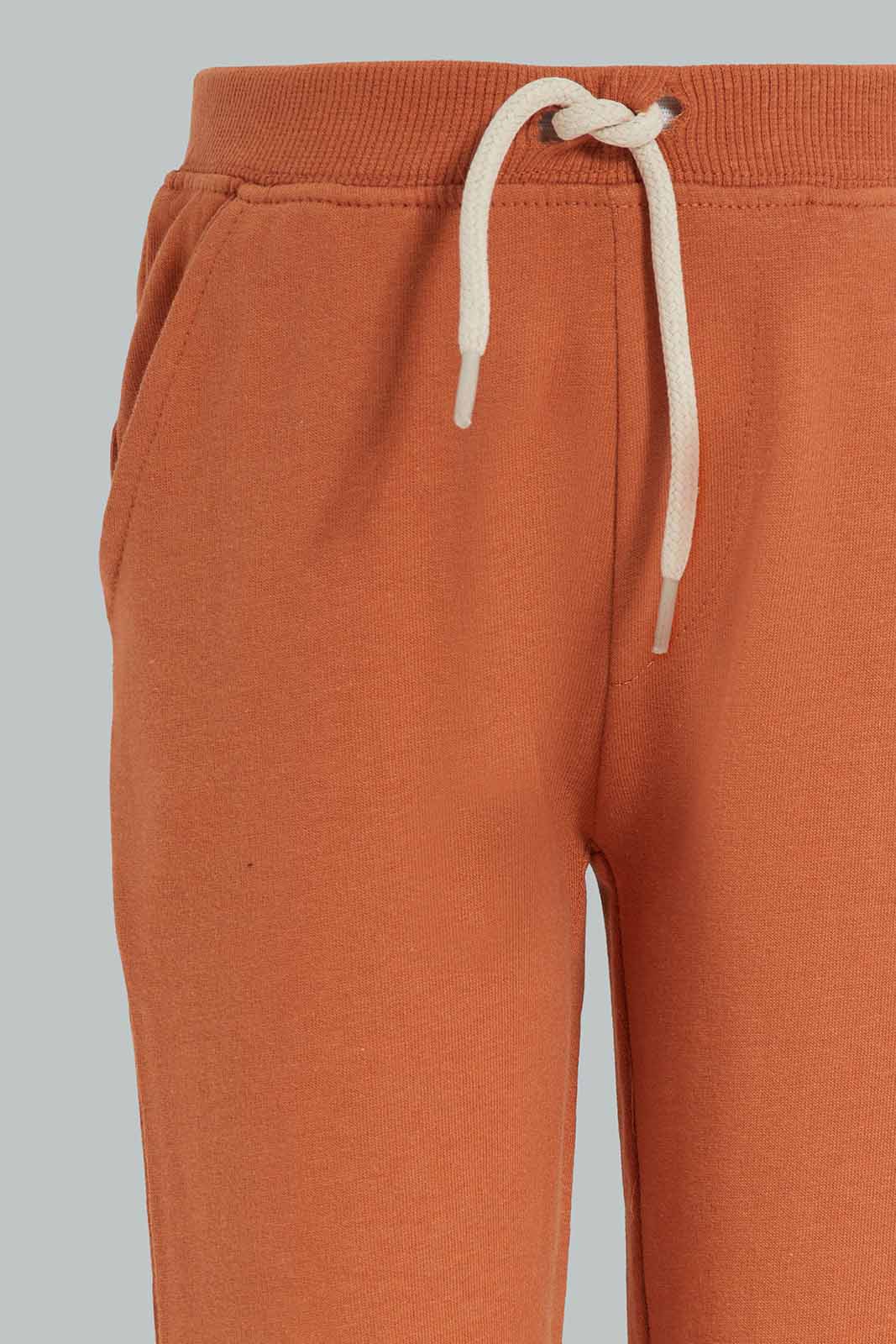 Redtag-Rust-Table-Jogger-Category:Joggers,-Colour:Orange,-Deals:New-In,-Filter:Infant-Boys-(3-to-24-Mths),-INB-Joggers,-New-In-INB-APL,-Non-Sale,-Section:Boys-(0-to-14Yrs),-TBL,-W22B-Infant-Boys-3 to 24 Months