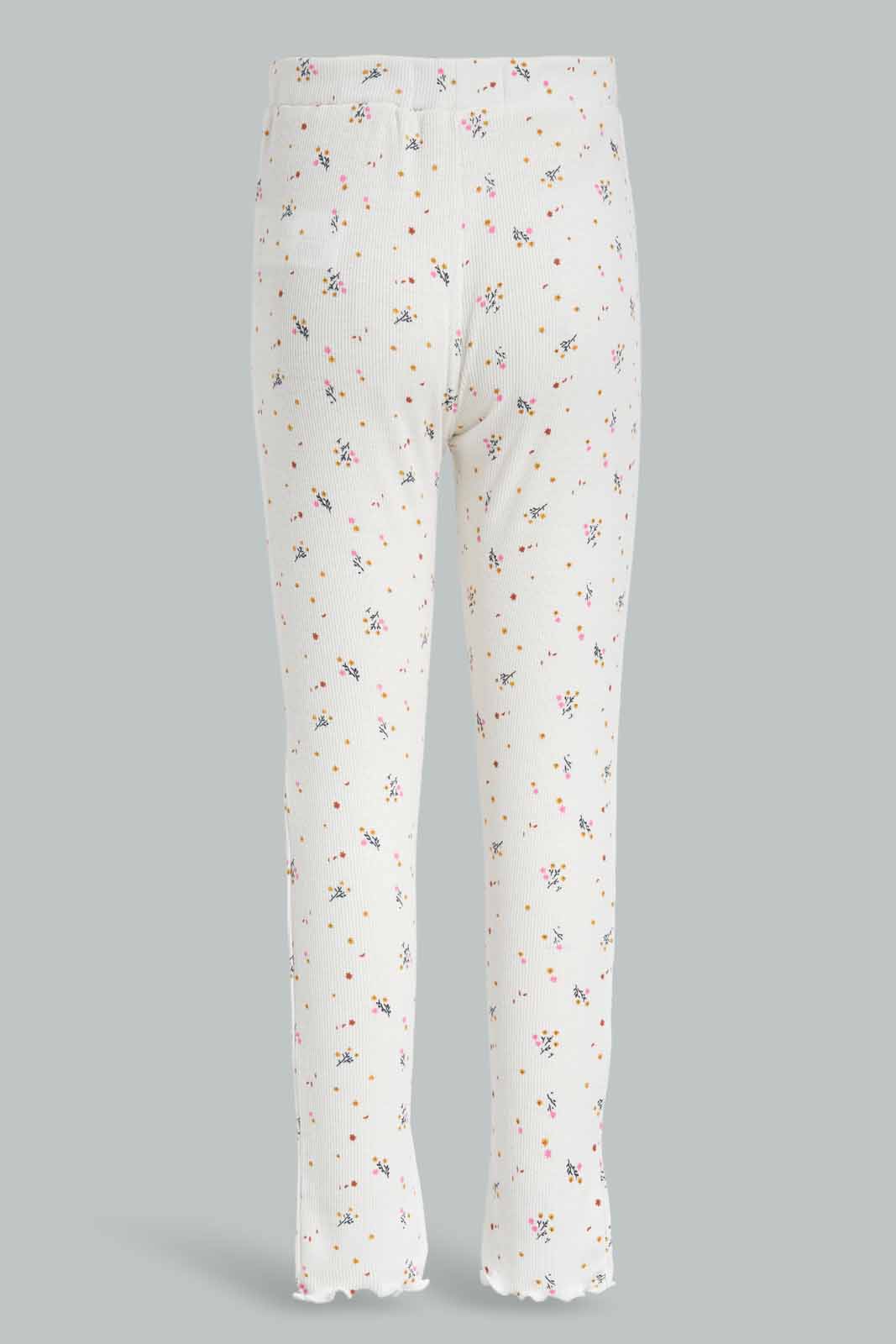 Redtag-Assorted-2-Pack-Solid-and-Aop-Legging-Category:Leggings,-Colour:Assorted,-Deals:New-In,-Dept:Girls,-Filter:Girls-(2-to-8-Yrs),-GIR-Leggings,-New-In-GIR-APL,-Non-Sale,-Section:Girls-(0-to-14Yrs),-W22A-Girls-2 to 8 Years