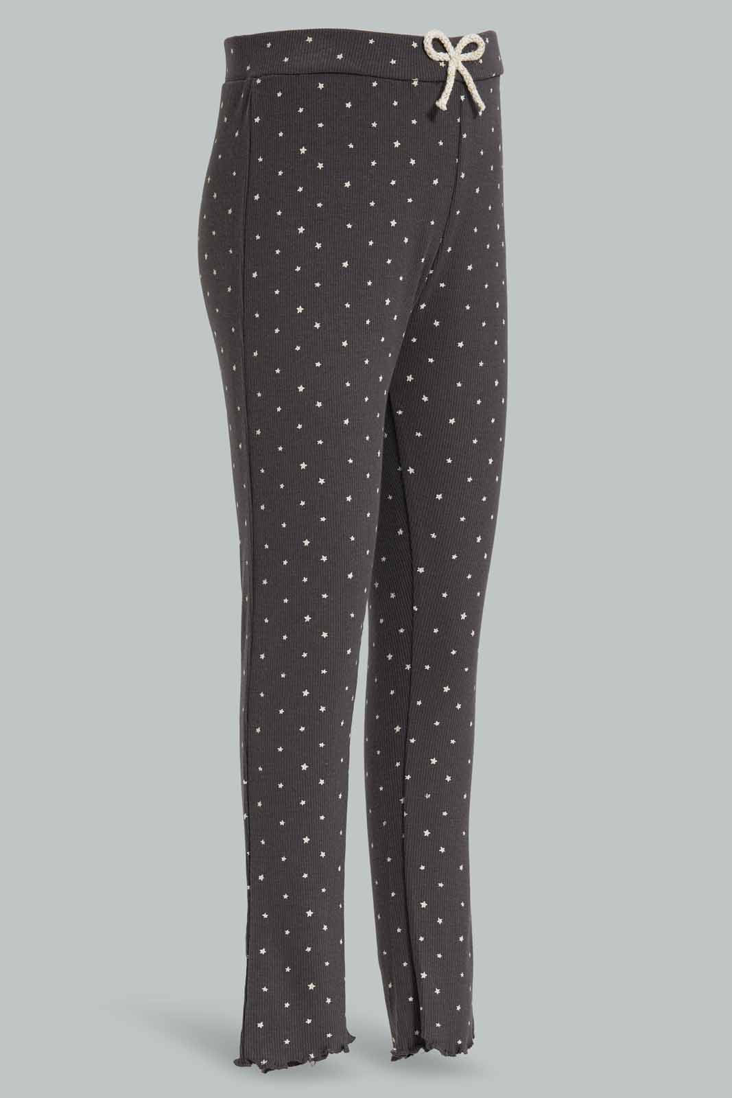 Redtag-Assorted-2-Pack-Solid-and-Aop-Legging-Category:Leggings,-Colour:Assorted,-Deals:New-In,-Dept:Girls,-Filter:Girls-(2-to-8-Yrs),-GIR-Leggings,-New-In-GIR-APL,-Non-Sale,-Section:Girls-(0-to-14Yrs),-W22A-Girls-2 to 8 Years