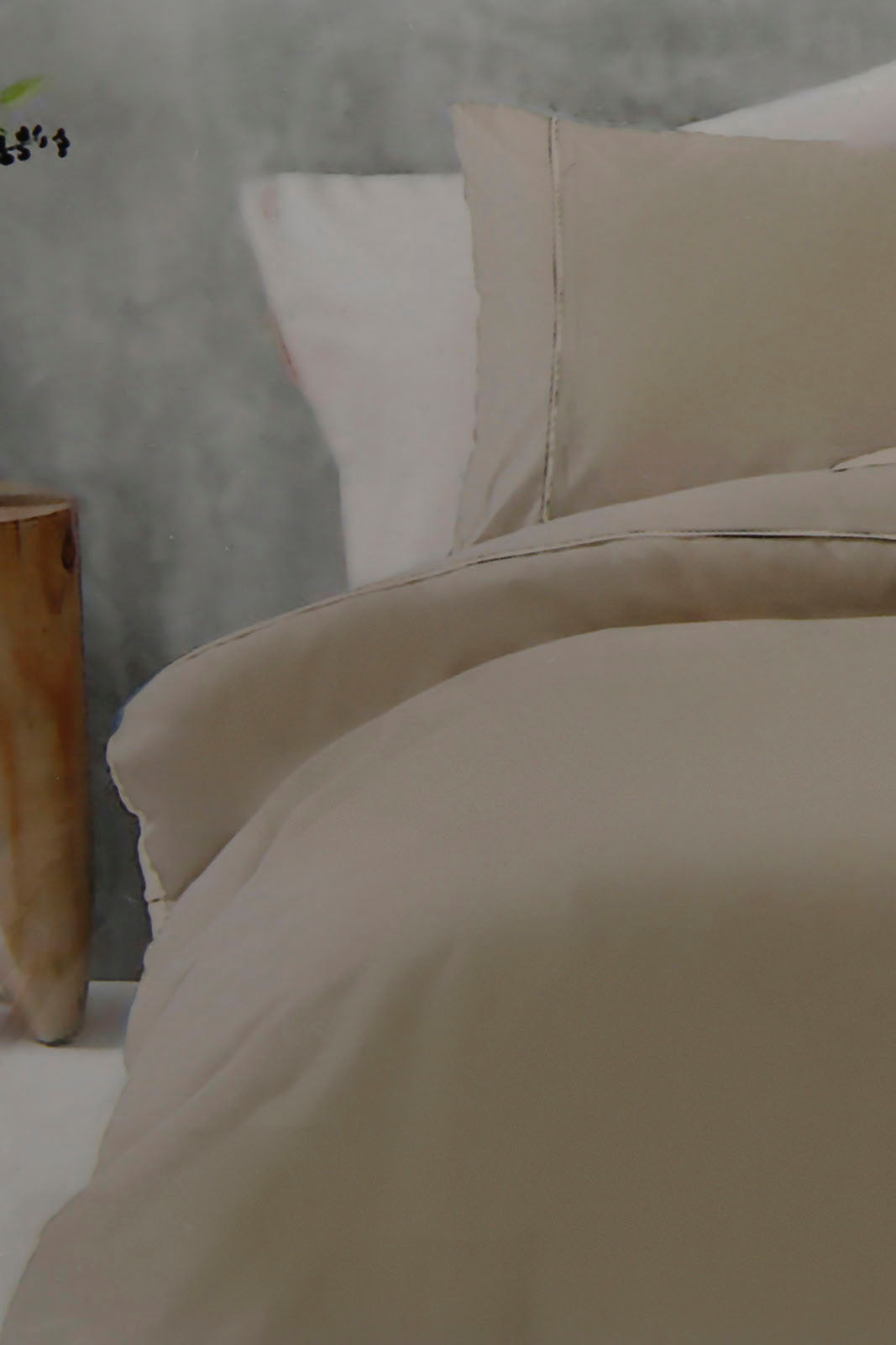 Redtag-Beige/Ivory-Reversible-3-Piece-Duvet-Cover-Set-(Double-Size)-Category:Duvet-Covers,-Colour:Beige,-Deals:New-In,-Filter:Home-Bedroom,-HMW-BED-Duvet-Covers,-New-In-HMW-BED,-Non-Sale,-Section:Homewares,-W22A-Home-Bedroom-