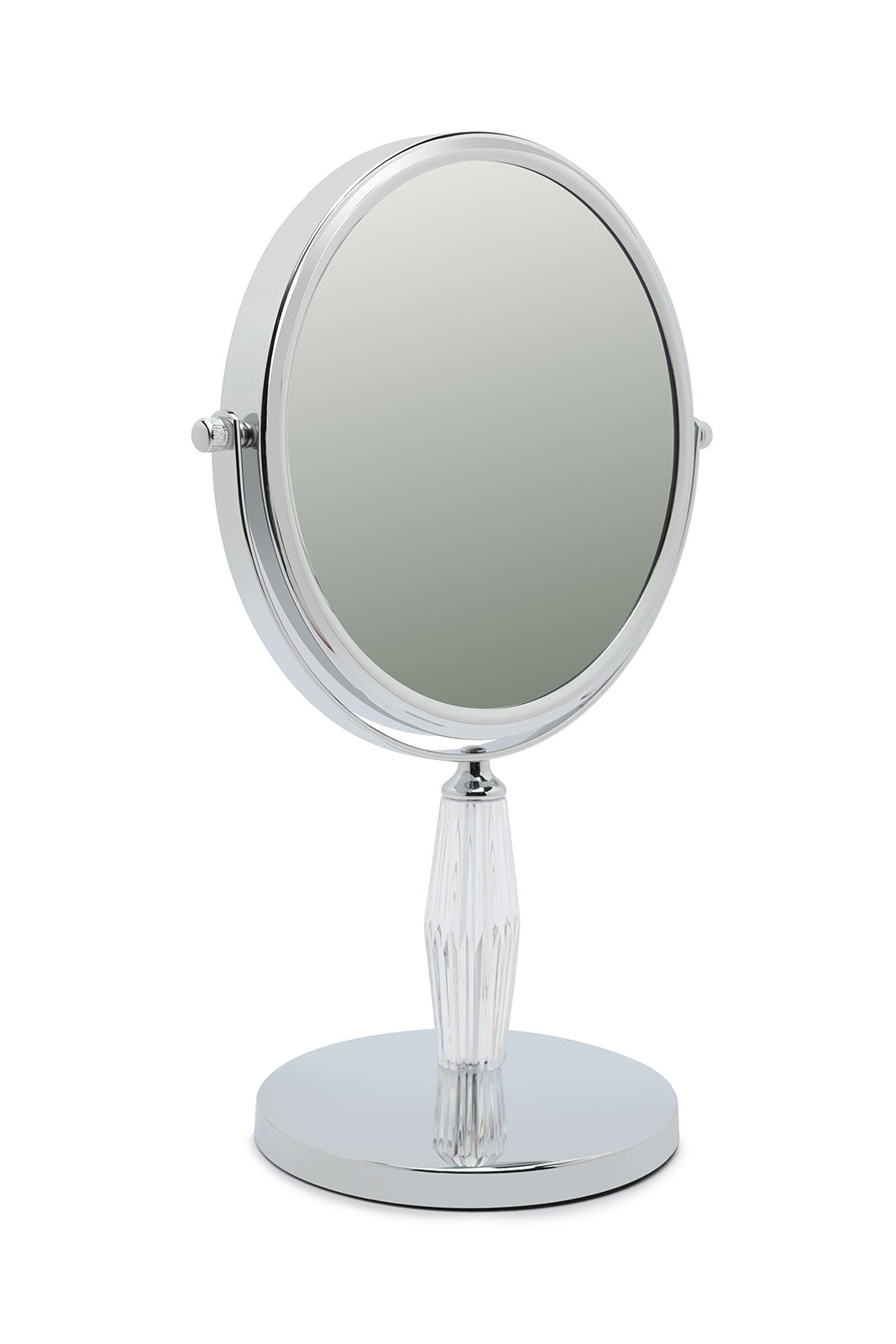 Redtag-Silver-Vanity-Mirror-Category:Bathroom-Accessories,-Colour:Silver,-Deals:New-In,-Dept:Home,-Filter:Home-Bathroom,-HMW-BAC-Bath-Accessories,-New-In-HMW-BAC,-Non-Sale,-Section:Homewares,-W22B-Home-Bathroom-
