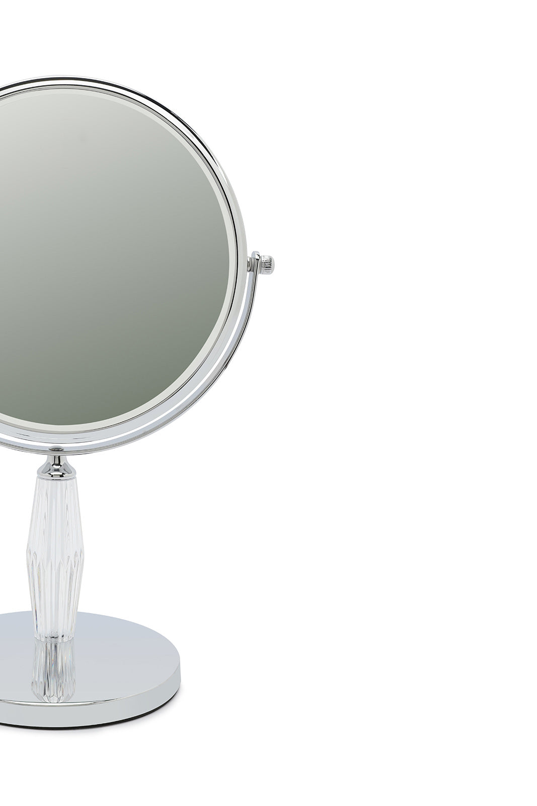 Redtag-Silver-Vanity-Mirror-Category:Bathroom-Accessories,-Colour:Silver,-Deals:New-In,-Dept:Home,-Filter:Home-Bathroom,-HMW-BAC-Bath-Accessories,-New-In-HMW-BAC,-Non-Sale,-Section:Homewares,-W22B-Home-Bathroom-