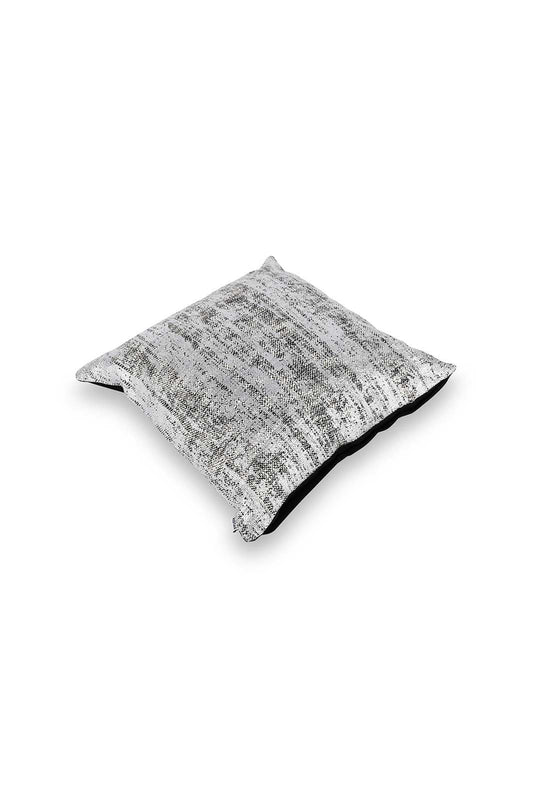 Redtag-Black-With-Silver-Foil-Print-Cushion-Category:Cushions,-Colour:Black,-Deals:New-In,-Dept:Home,-Filter:Home-Bedroom,-HMW-BED-Cushions,-New-In-HMW-BED,-Non-Sale,-Section:Homewares,-W22B-Home-Bedroom-