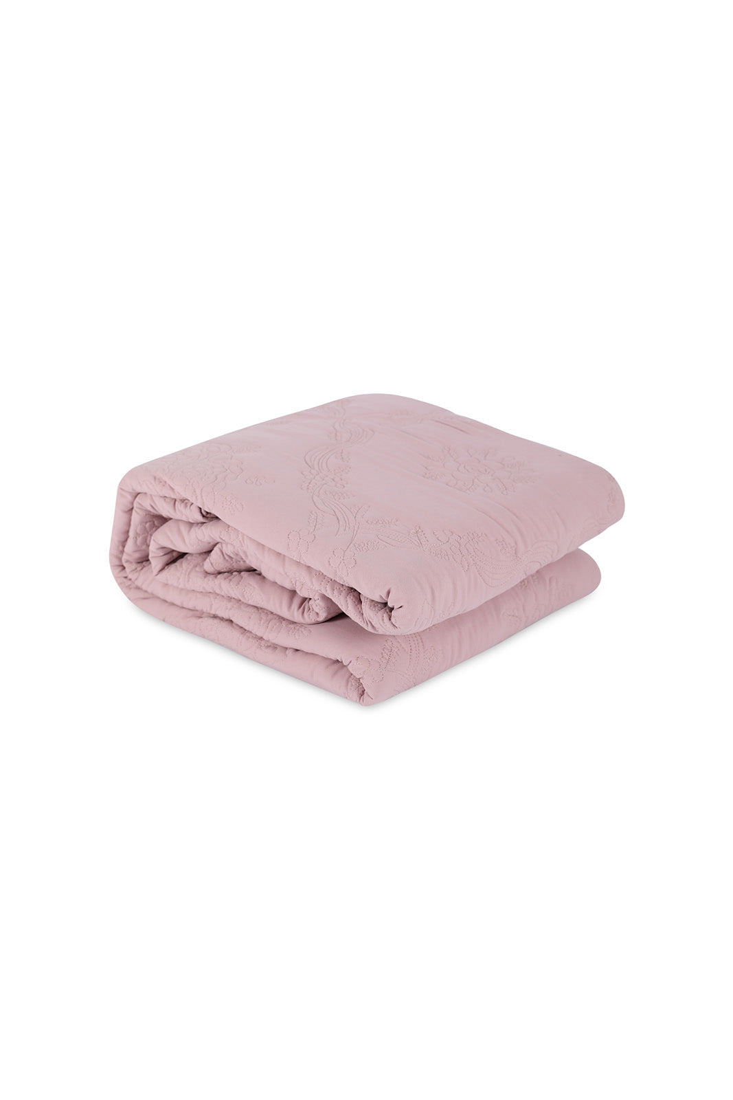 Redtag-Pink-2-Pc-Floral-Bedspread-(Single-Size)-Category:Bedspreads,-Colour:Pink,-Deals:New-In,-Dept:Home,-Filter:Home-Bedroom,-HMW-BED-Bedspreads,-New-In-HMW-BED,-Non-Sale,-Section:Homewares,-W22B-Home-Bedroom-