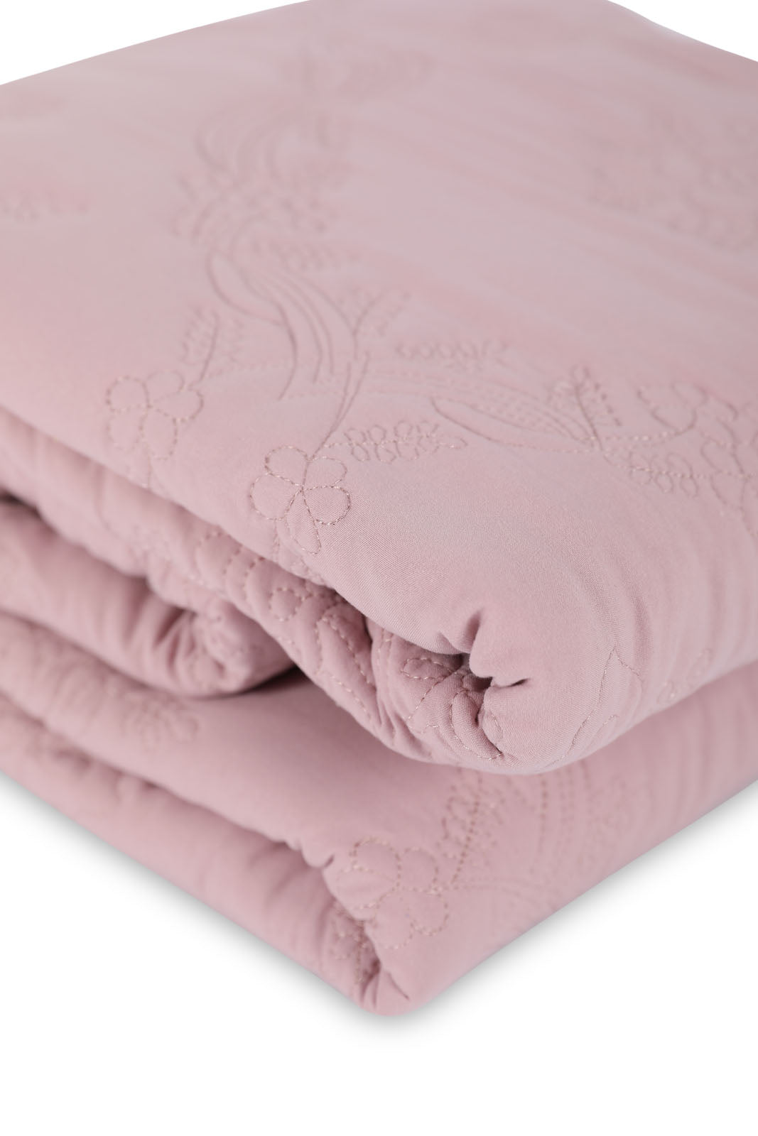 Redtag-Pink-3-Pc-Floral-Bedspread-(Double-Size)-Category:Bedspreads,-Colour:Pink,-Deals:New-In,-Dept:Home,-Filter:Home-Bedroom,-HMW-BED-Bedspreads,-New-In-HMW-BED,-Non-Sale,-Section:Homewares,-W22B-Home-Bedroom-