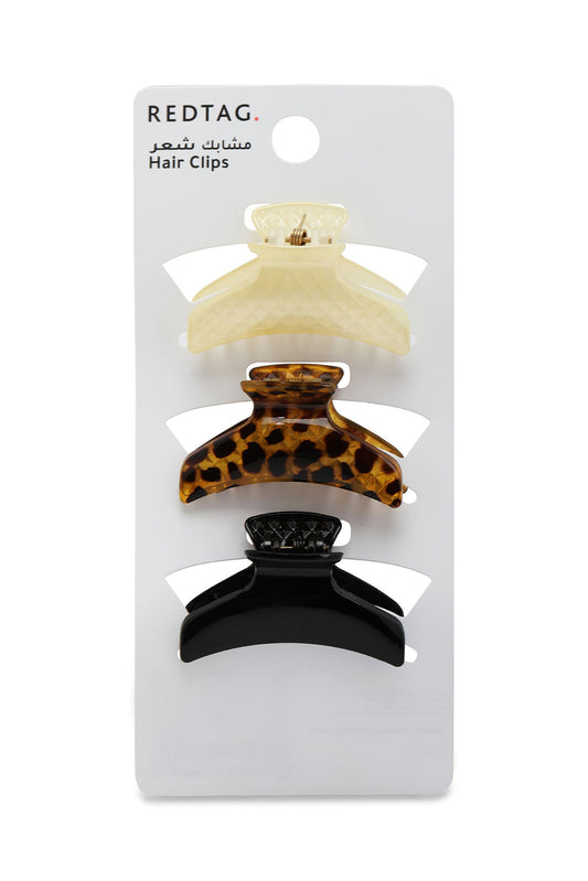 Redtag-Assorted-Hair-Clutchers-3Pcs-Set-365,-Category:Hair-Accessories,-Colour:Assorted,-Filter:Travel-Accessories,-IMP-Hair-Accessories,-New-In,-New-In-IMP-ACC,-Non-Sale,-Section:Homewares-Check-