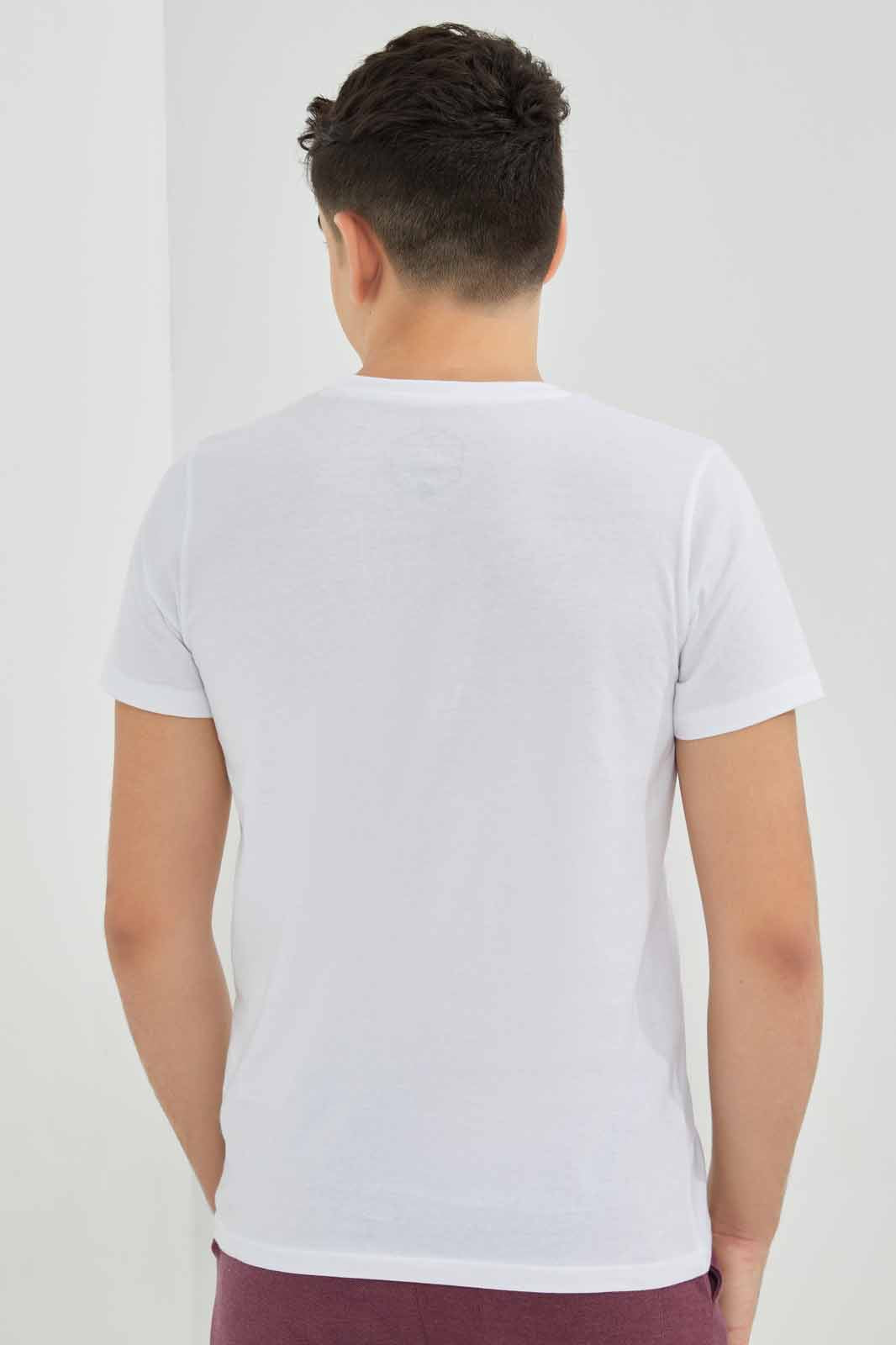 Redtag-White-Zombie-Selfie-T-Shirt-BSR-T-Shirts,-Category:T-Shirts,-Colour:White,-Deals:New-In,-Filter:Senior-Boys-(8-to-14-Yrs),-New-In-BSR-APL,-Non-Sale,-Section:Boys-(0-to-14Yrs),-TBL,-W22A-Senior-Boys-9 to 14 Years
