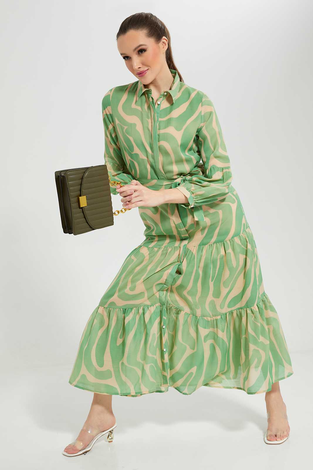 Redtag-Mint-Printed-Long-Dress-Category:Dresses,-Colour:Mint,-Deals:New-In,-Dept:Ladieswear,-Filter:Women's-Clothing,-LDC,-LDC-Dresses,-New-In-LDC-APL,-Non-Sale,-Section:Women,-W22B-Women's-