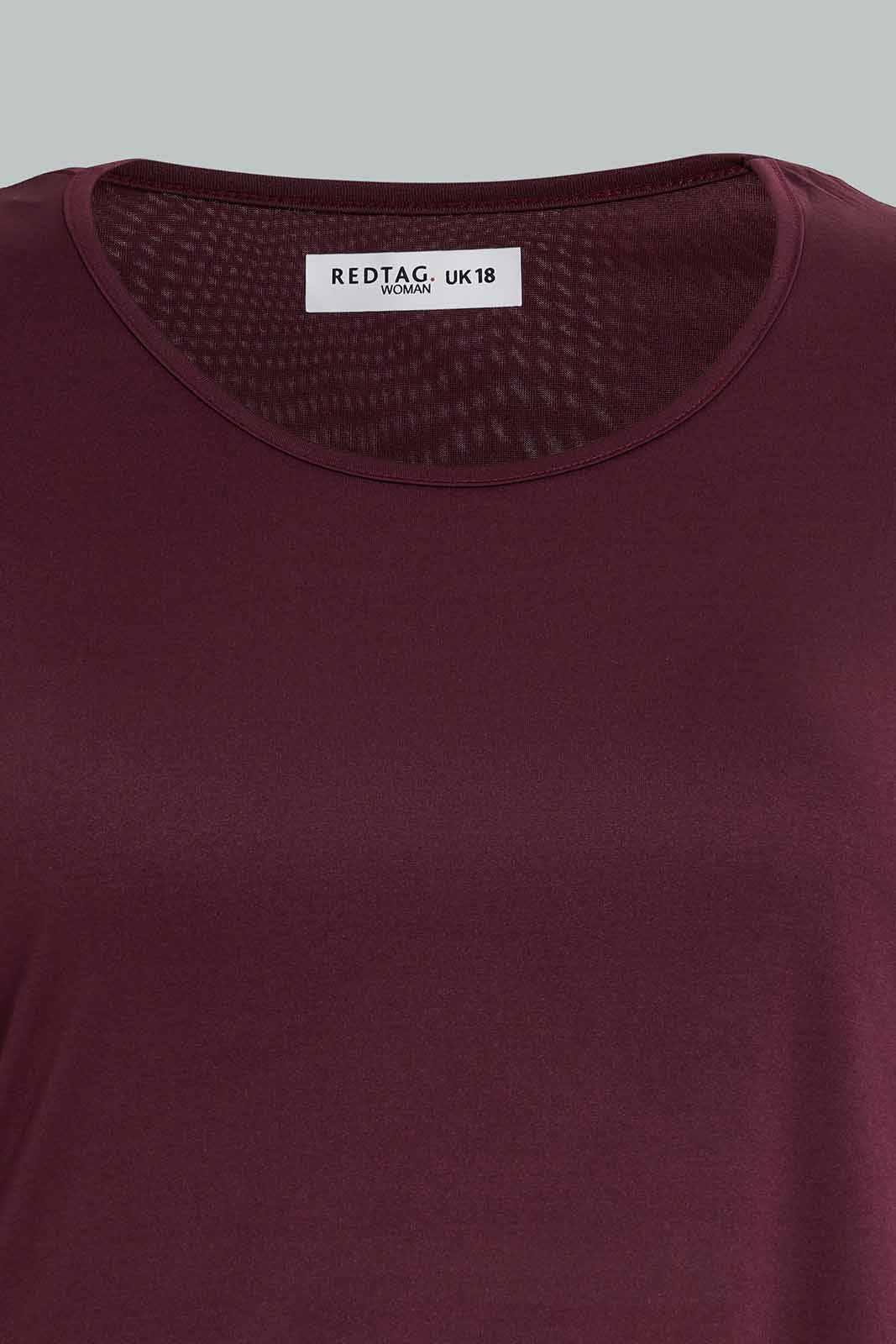 Redtag-PJAMA-SET-BUEGUNDY-Category:Pyjama-Sets,-Colour:Burgundy,-Deals:New-In,-Filter:Women's-Clothing,-New-In-Women-APL,-Non-Sale,-Section:Women,-W22O,-Women-Pyjama-Sets--