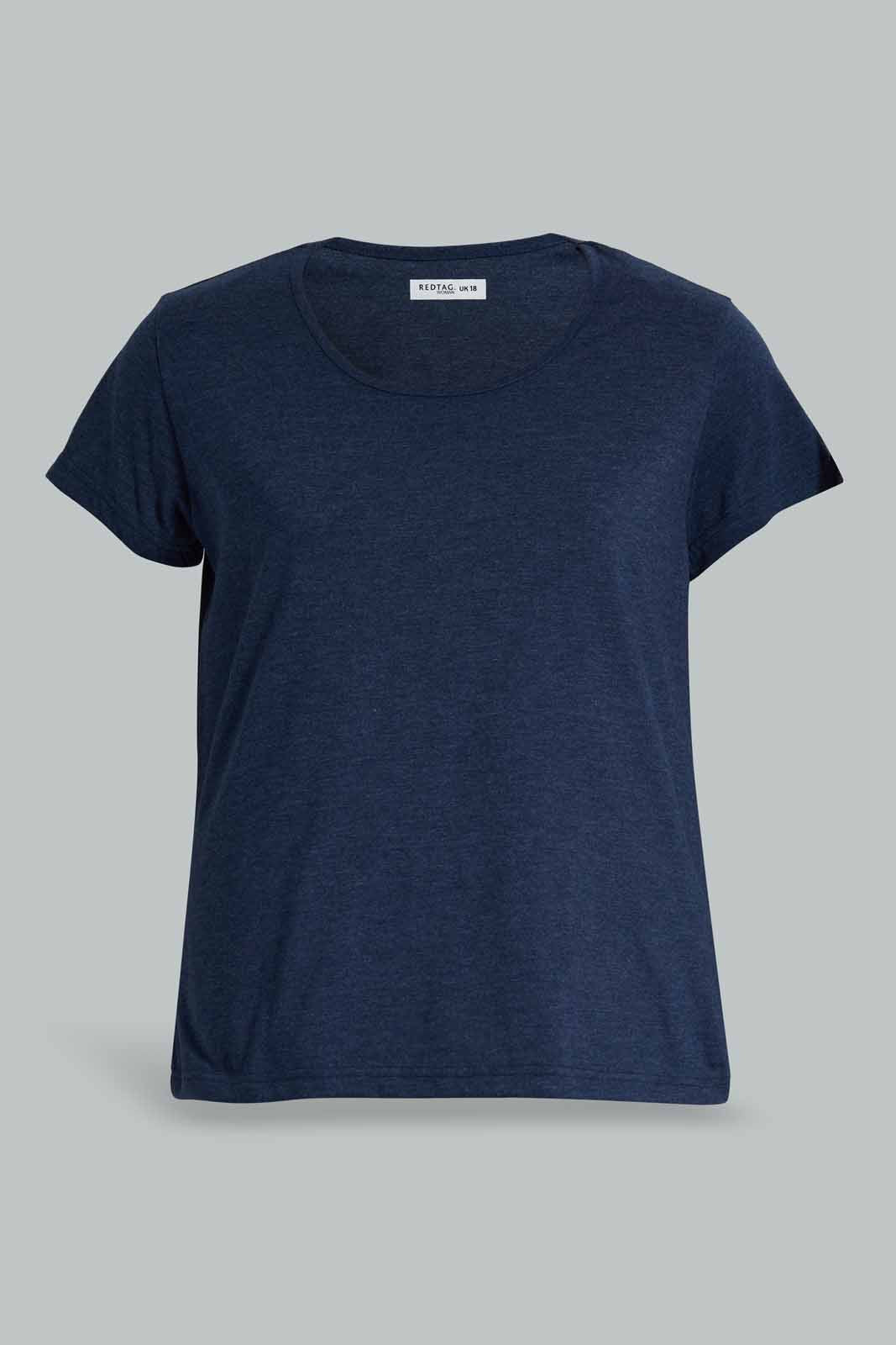 Redtag-PJAMA-SET-NAVY-SOLID-Category:Pyjama-Sets,-Colour:Navy,-Deals:New-In,-Filter:Women's-Clothing,-New-In-Women-APL,-Non-Sale,-Section:Women,-W22O,-Women-Pyjama-Sets--