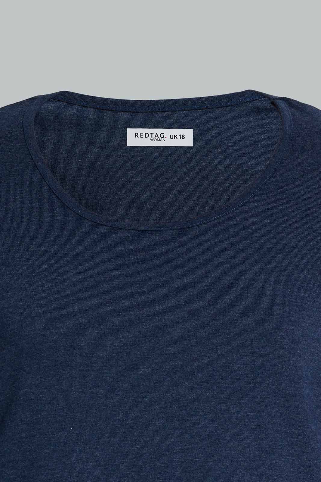 Redtag-PJAMA-SET-NAVY-SOLID-Category:Pyjama-Sets,-Colour:Navy,-Deals:New-In,-Filter:Women's-Clothing,-New-In-Women-APL,-Non-Sale,-Section:Women,-W22O,-Women-Pyjama-Sets--