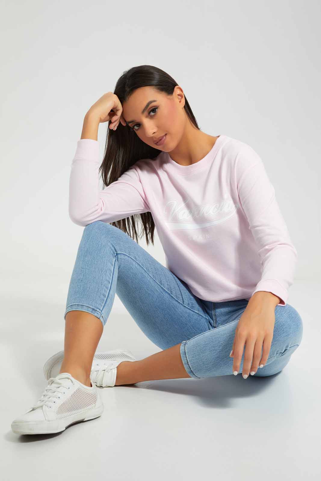 Redtag-Mint-Sweatshirt-With-Placement-Print-Category:Sweatshirts,-Colour:Mint,-Deals:New-In,-Filter:Women's-Clothing,-New-In-Women-APL,-Non-Sale,-Section:Women,-TBL,-W22A,-Women-Sweatshirts-Women's-