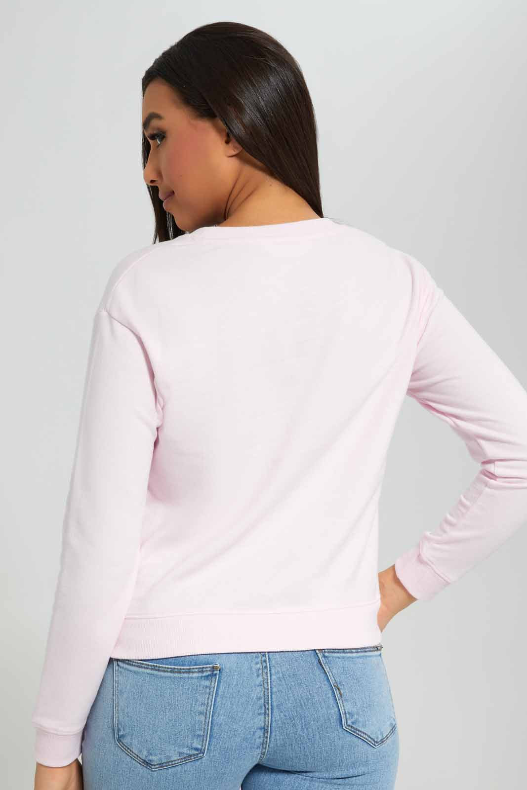 Redtag-Mint-Sweatshirt-With-Placement-Print-Category:Sweatshirts,-Colour:Mint,-Deals:New-In,-Filter:Women's-Clothing,-New-In-Women-APL,-Non-Sale,-Section:Women,-TBL,-W22A,-Women-Sweatshirts-Women's-