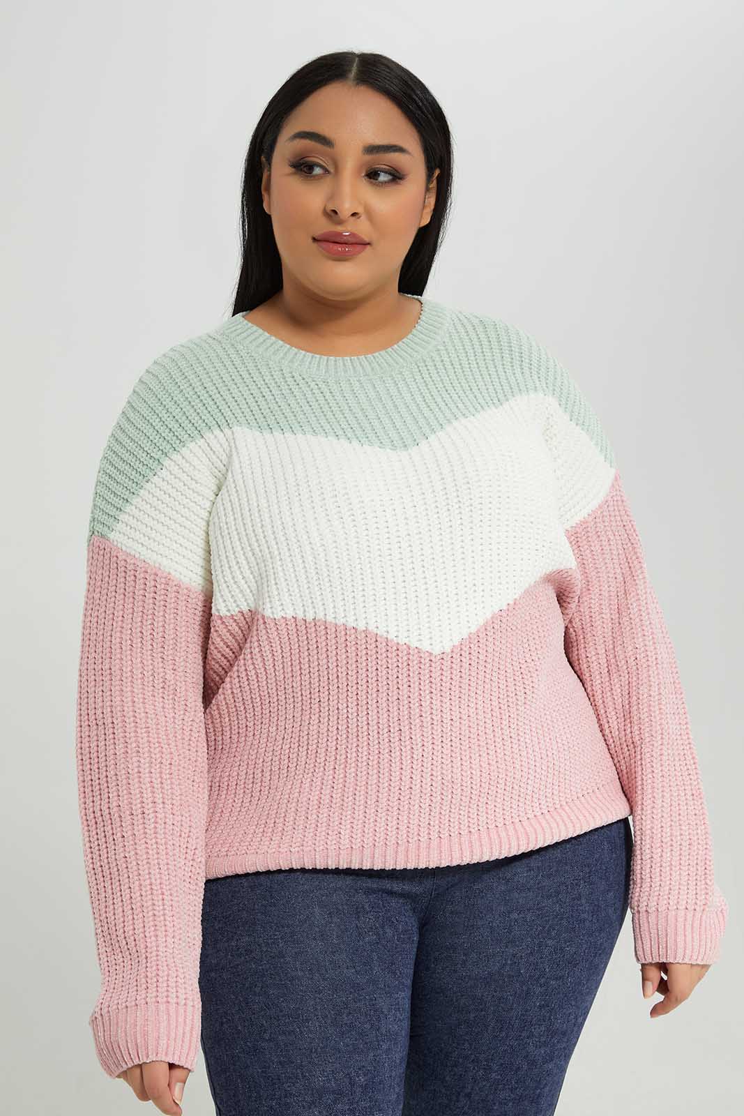 Redtag-Chevron-Chenille-Pullover-Category:Pullovers,-Colour:Assorted,-Deals:New-In,-Filter:Women's-Clothing,-LDP-Pullovers,-New-In-LDP-APL,-Non-Sale,-Section:Women,-W22B-Women's-