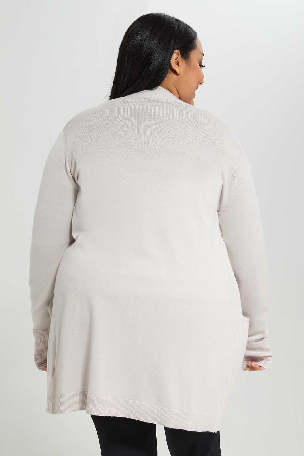 Redtag-Longline-cardigan-with-front-pockets-&-gold-buttons-at-cuff-Category:Cardigans,-Colour:Beige,-Deals:New-In,-Filter:Women's-Clothing,-LDP-Cardigans,-New-In-LDP-APL,-Non-Sale,-Section:Women,-W22B-Women's-