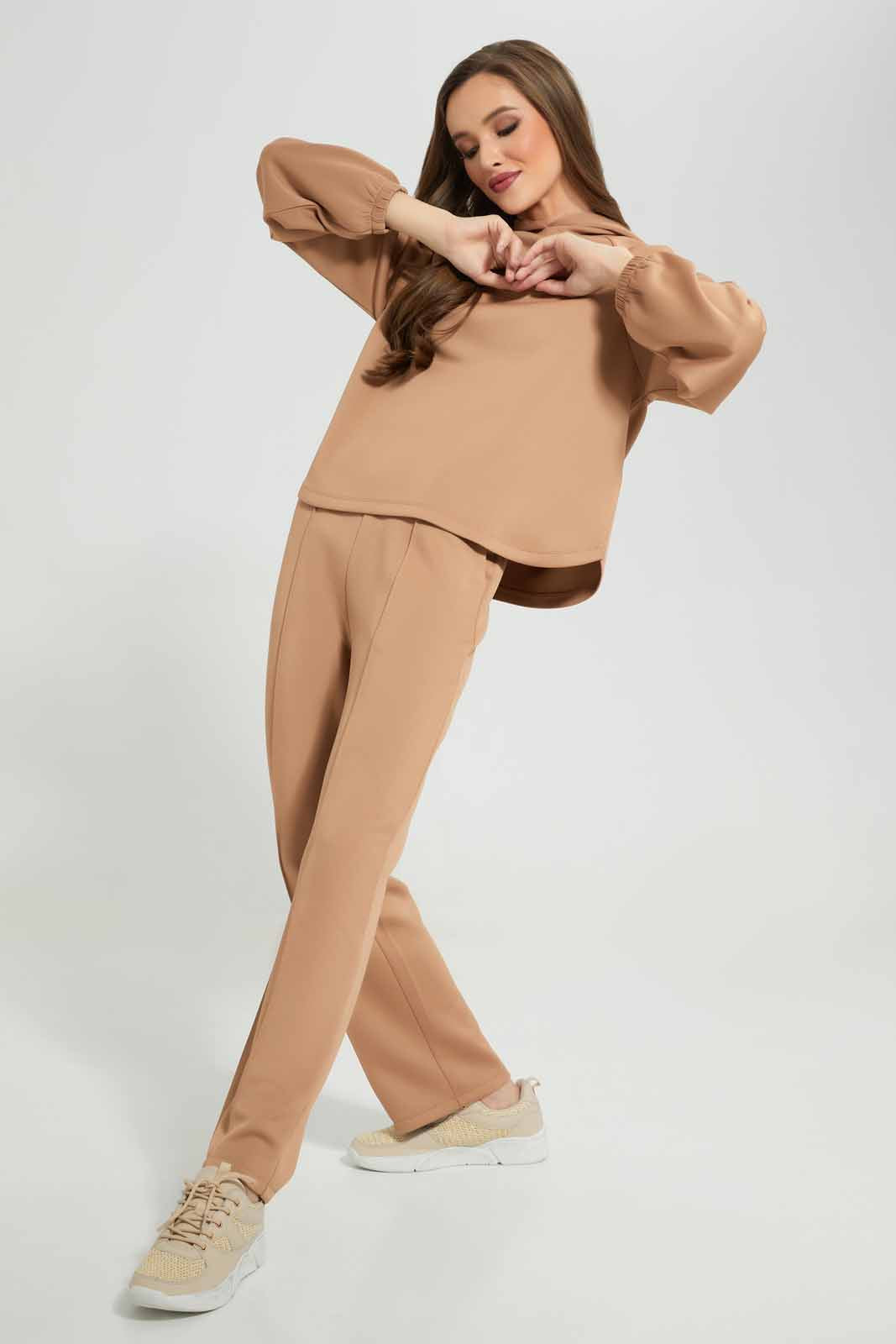 Redtag-Sand-Tapered-Pants-Category:Trousers,-Colour:Sand,-Deals:New-In,-Filter:Women's-Clothing,-LDC,-LDC-Trousers,-New-In-LDC-APL,-Non-Sale,-Section:Women,-W22B-Women's-