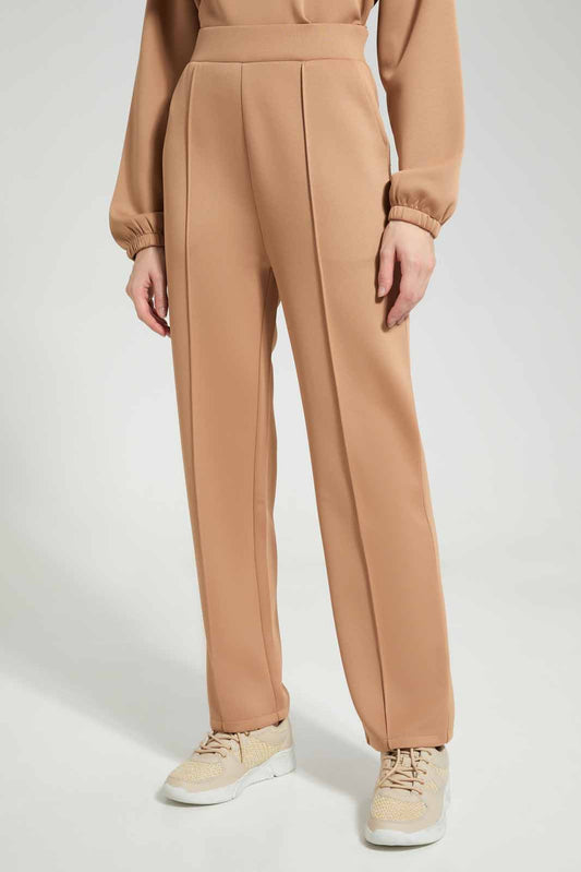 Redtag-Sand-Tapered-Pants-Category:Trousers,-Colour:Sand,-Deals:New-In,-Filter:Women's-Clothing,-LDC,-LDC-Trousers,-New-In-LDC-APL,-Non-Sale,-Section:Women,-W22B-Women's-