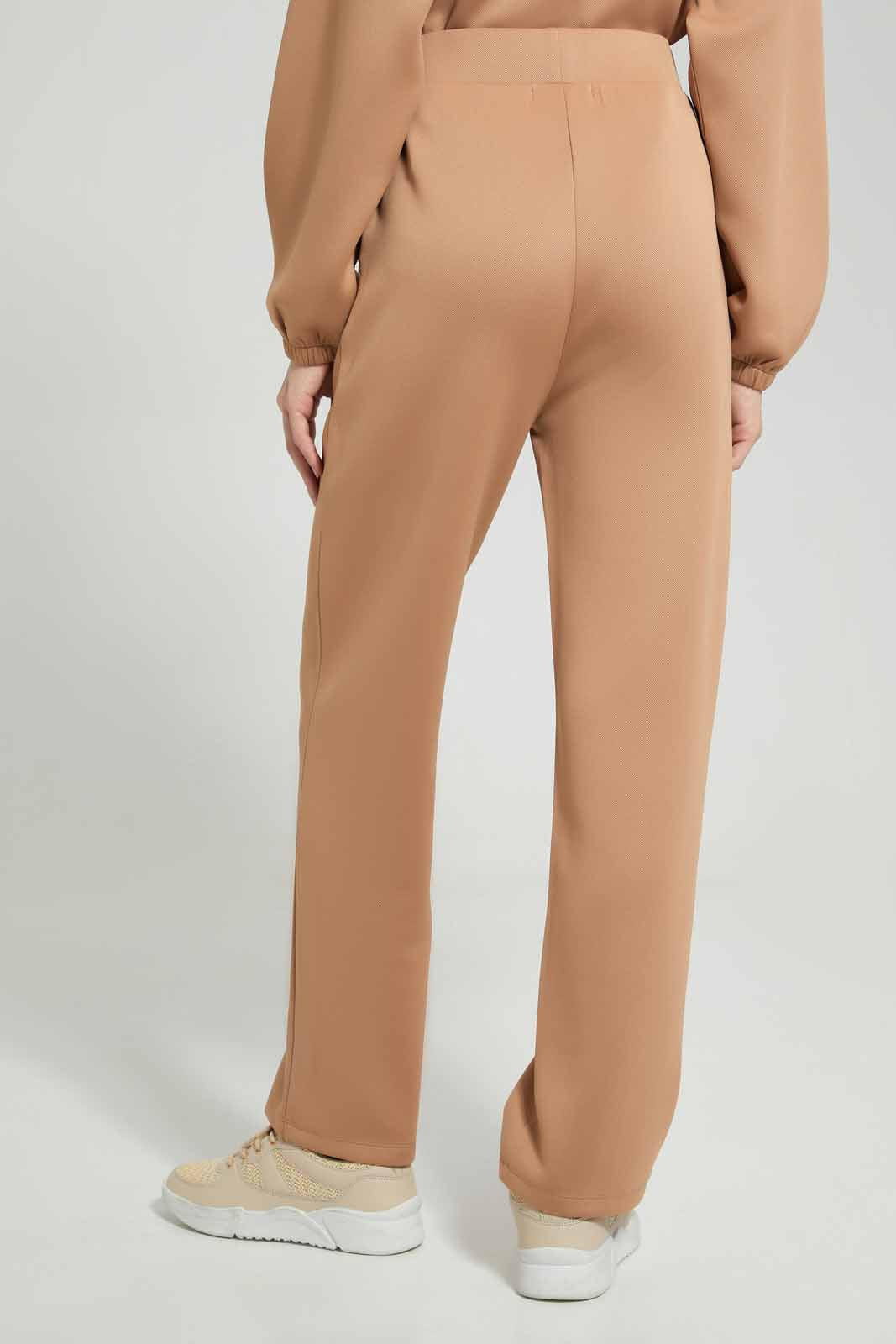Redtag-Sand-Tapered-Pants-Category:Trousers,-Colour:Sand,-Deals:New-In,-Filter:Women's-Clothing,-LDC,-LDC-Trousers,-New-In-LDC-APL,-Non-Sale,-Section:Women,-W22B-Women's-
