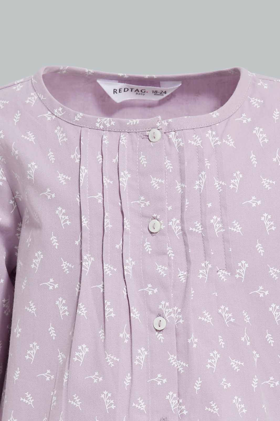 Redtag-Purple-Front-Frill-Blouse-Category:Blouses,-Colour:Purple,-Deals:New-In,-Filter:Infant-Girls-(3-to-24-Mths),-ING-Blouses,-New-In-ING-APL,-Non-Sale,-Section:Girls-(0-to-14Yrs),-W22B-Infant-Girls-3 to 24 Months