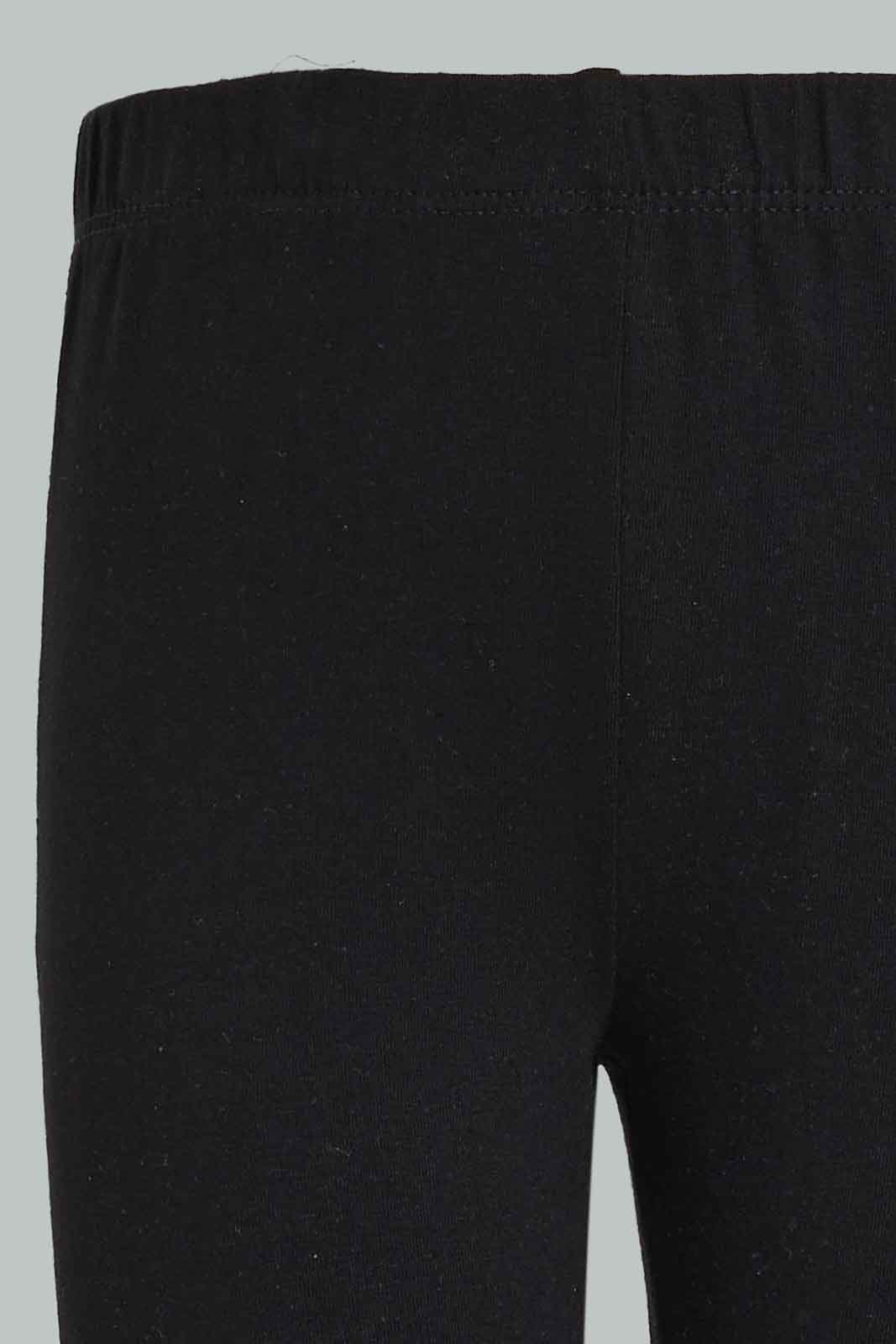 Redtag-2PK-Cycle-Short---Black-White-365,-Category:Leggings,-Colour:White,-Deals:New-In,-Dept:Girls,-Filter:Girls-(2-to-8-Yrs),-GIR-Leggings,-New-In-GIR-APL,-Non-Sale,-Section:Girls-(0-to-14Yrs)-Girls-2 to 8 Years