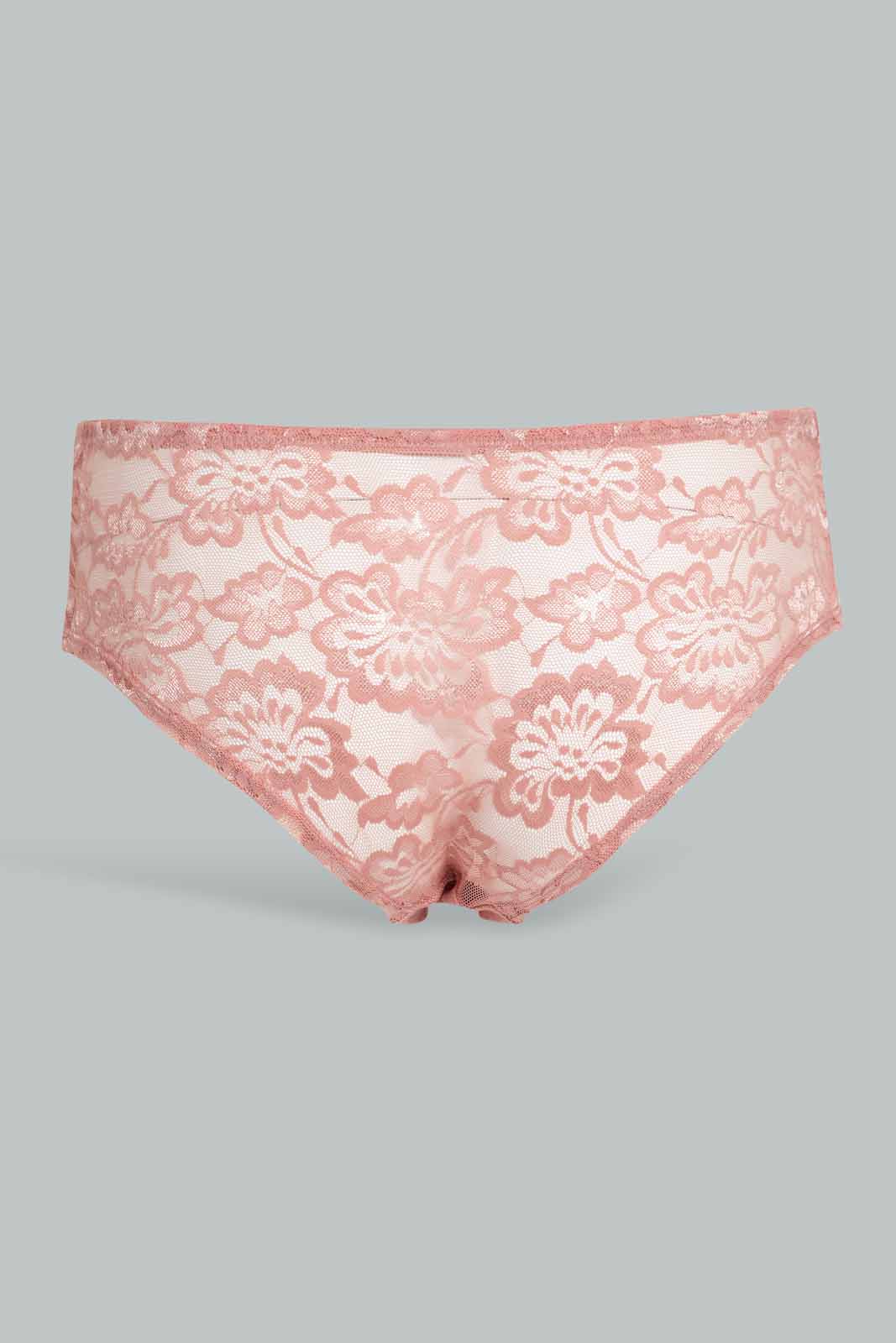Redtag-Full-Lace-Boyleg-Brief-Category:Briefs,-Colour:Apricot,-Deals:New-In,-Filter:Women's-Clothing,-New-In-Women-APL,-Non-Sale,-Section:Women,-TBL,-W22B,-Women-Briefs--