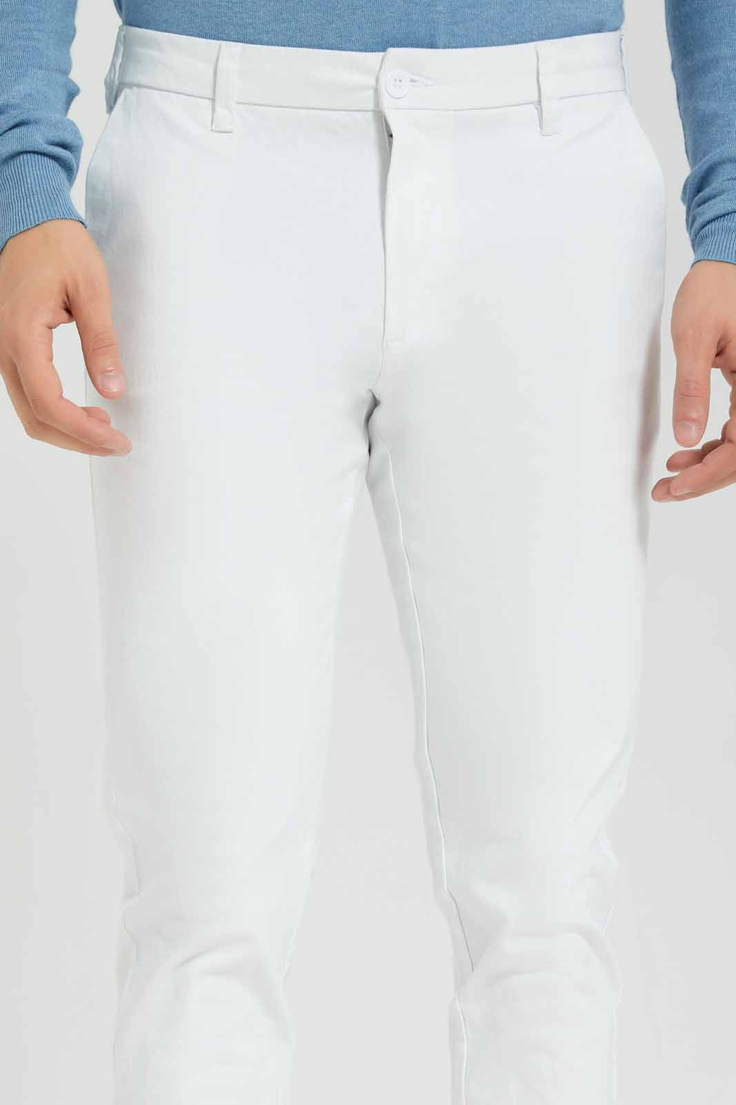 Redtag-White-Chino-Trousers-Category:Trousers,-Colour:White,-Deals:New-In,-Filter:Men's-Clothing,-Men-Trousers,-New-In-Men-APL,-Non-Sale,-Section:Men,-TBL,-W22B-Men's-