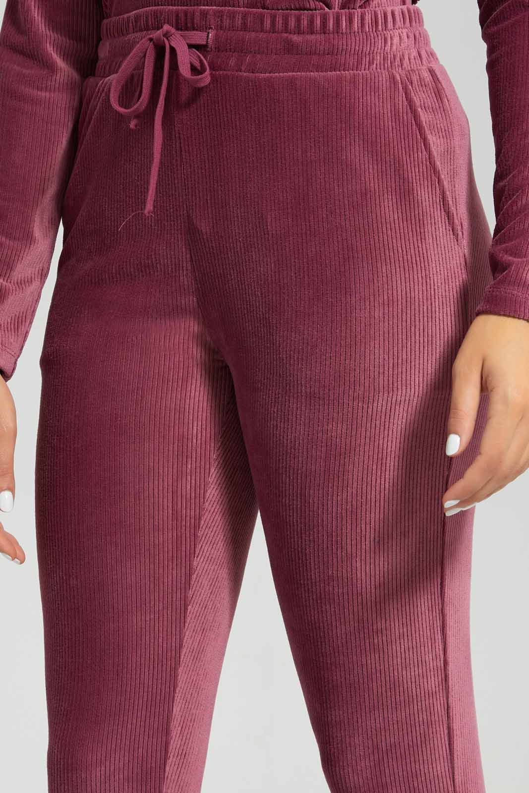 Redtag-Pale-Pink-Active-Velour-Jogger-Category:Joggers,-Colour:Apricot,-Deals:New-In,-Filter:Women's-Clothing,-New-In-Women-APL,-Non-Sale,-Section:Women,-TBL,-W22A,-Women-Joggers-Women's-