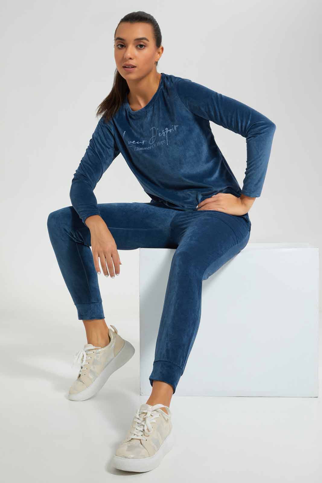 Redtag-Mint-Active-Velour-Jogger-Category:Joggers,-Colour:Mint,-Deals:New-In,-Filter:Women's-Clothing,-New-In-Women-APL,-Non-Sale,-Section:Women,-TBL,-W22A,-Women-Joggers-Women's-