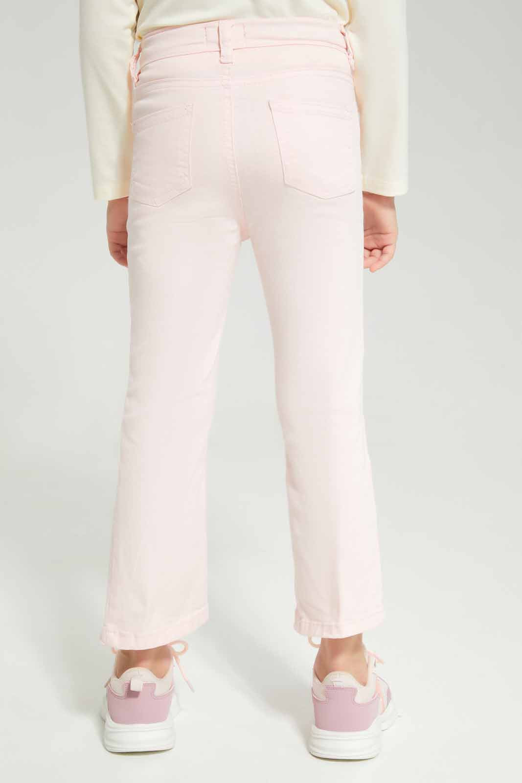 Redtag-Blue-Bootcut-Jeans-Category:Jeans,-Colour:Apricot,-Deals:New-In,-Dept:Girls,-Filter:Girls-(2-to-8-Yrs),-GIR-Jeans,-New-In-GIR-APL,-Non-Sale,-Section:Girls-(0-to-14Yrs),-W22A-Girls-2 to 8 Years