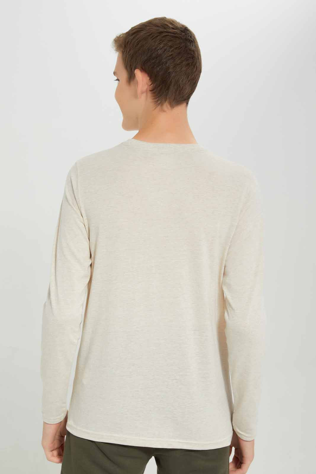 Redtag-Beige-On-And-OFF-Graphic-Tee-BSR-T-Shirts,-Category:T-Shirts,-Colour:Beige,-Deals:New-In,-Filter:Senior-Boys-(8-to-14-Yrs),-New-In-BSR-APL,-Non-Sale,-Section:Boys-(0-to-14Yrs),-TBL,-W22B-Senior-Boys-9 to 14 Years