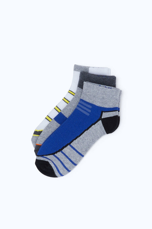 Redtag-Assorted-3-Pcs-Pack-Ankle-Socks-365,-BSR-Socks,-Category:Socks,-Colour:Assorted,-Deals:New-In,-Dept:Boys,-Filter:Senior-Boys-(8-to-14-Yrs),-H1:KWR,-H2:BSR,-H3:HOS,-H4:SKS,-New-In-BSR-APL,-Non-Sale,-Season:365,-Section:Boys-(0-to-14Yrs)-Senior-Boys-9 to 14 Years