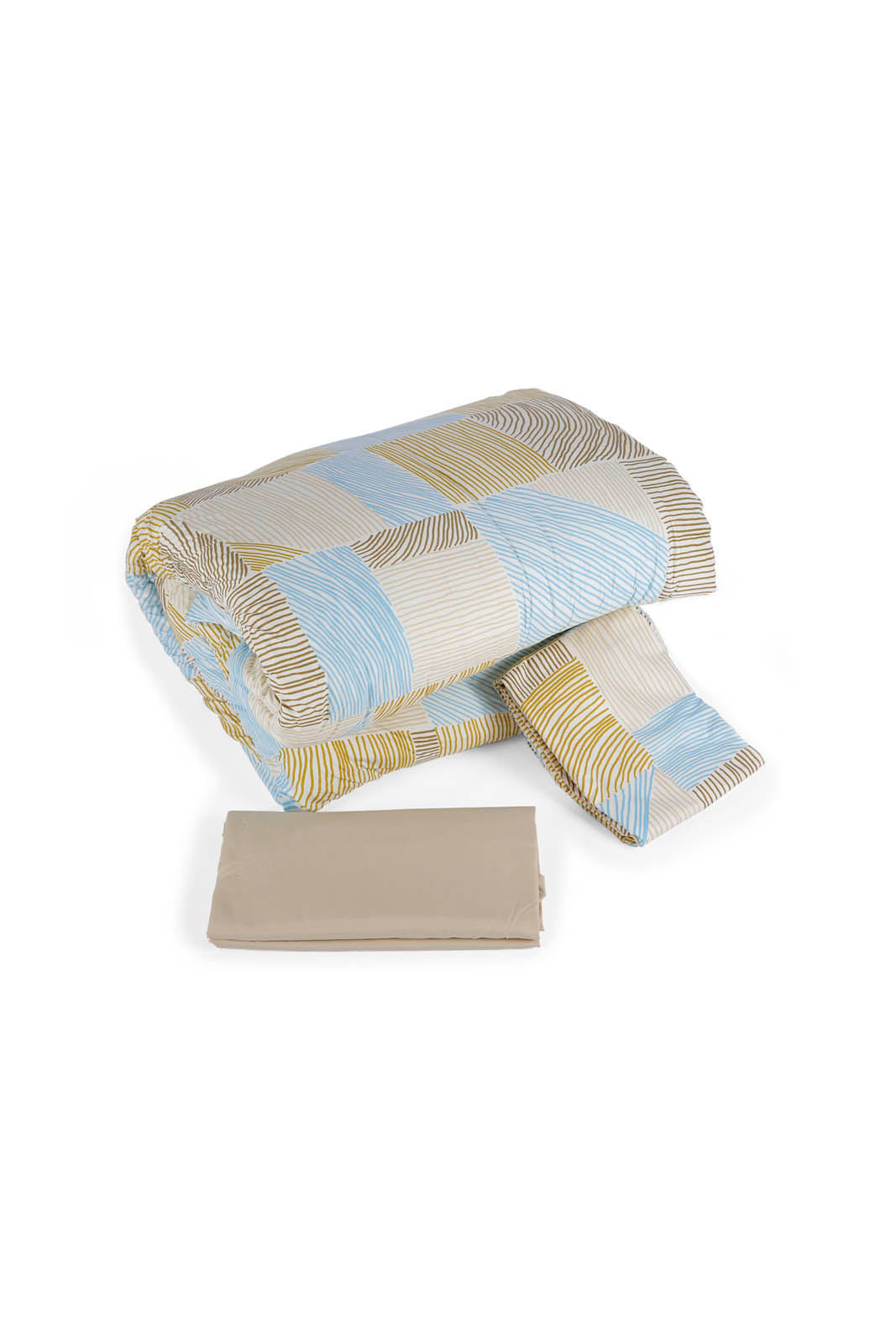 Redtag-Beige-3Pc-Abstract-Comforter-Set-(Single-Size)-365,-Category:Comforters,-Colour:Beige,-Deals:New-In,-Dept:Home,-Filter:Home-Bedroom,-HMW-BED-Comforters,-New-In-HMW-BED,-Non-Sale,-Section:Homewares-Home-Bedroom-