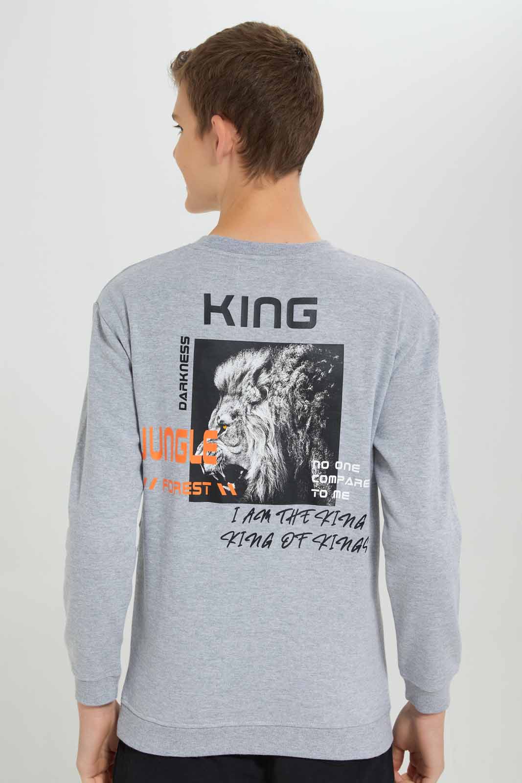 Redtag-Grey-Beast-Sweatshirt-BSR-Sweatshirts,-Category:Sweatshirts,-Colour:Grey,-Deals:New-In,-Filter:Senior-Boys-(8-to-14-Yrs),-New-In-BSR-APL,-Non-Sale,-Section:Boys-(0-to-14Yrs),-W22B-Senior-Boys-9 to 14 Years