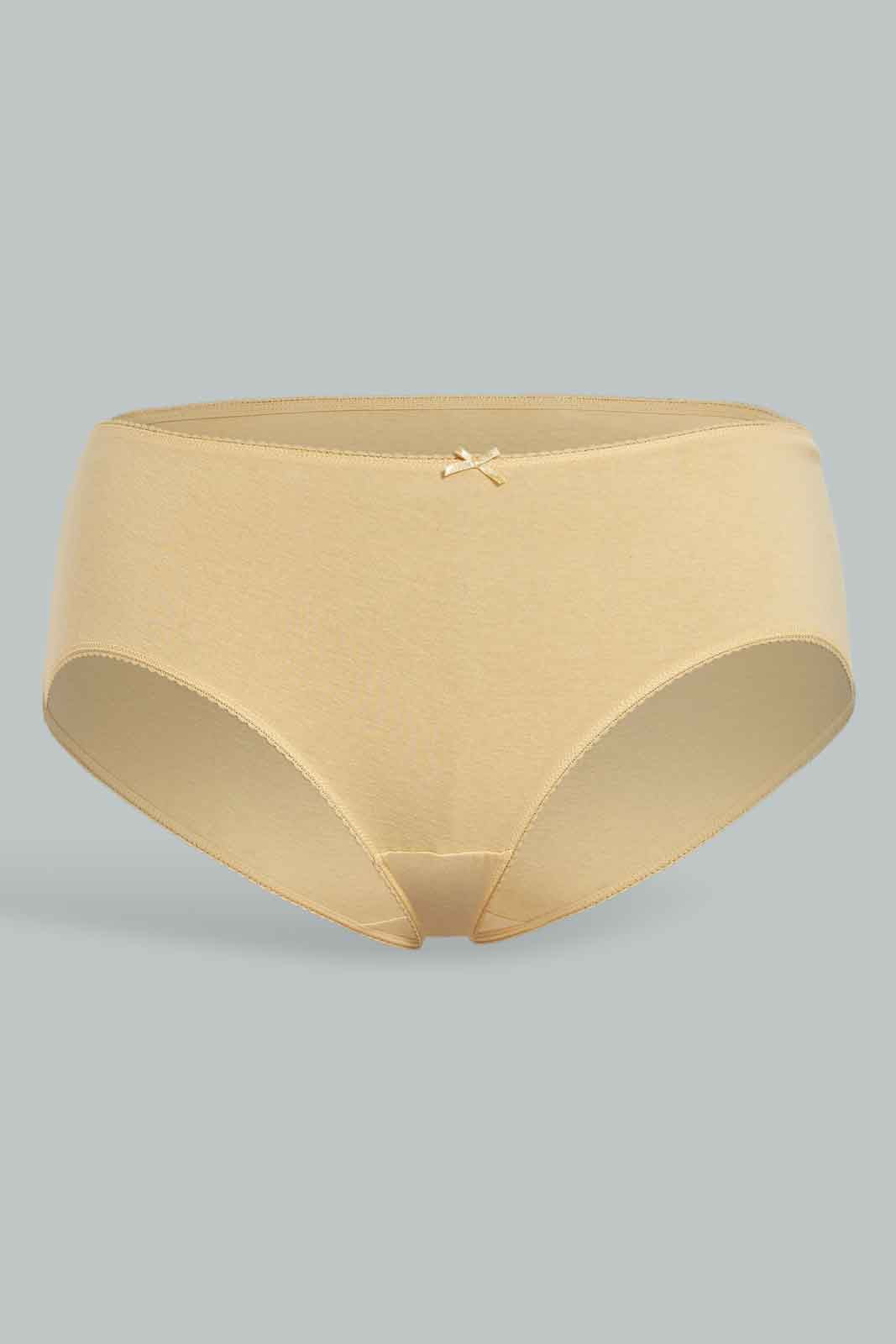 Redtag-PLUS-(PACK-4)---SOLID-BOYLEG,Black,Beige,White,Black-365,-Category:Briefs,-Colour:Assorted,-Deals:New-In,-Dept:Ladieswear,-Filter:Women's-Clothing,-New-In-Women-APL,-Non-Sale,-Section:Women,-Women-Briefs--
