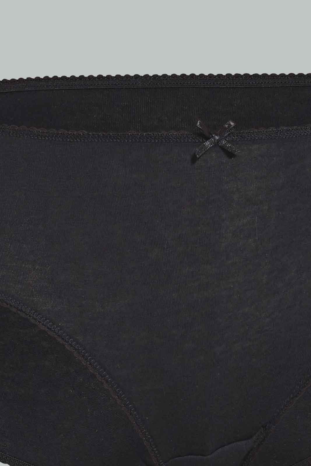 Redtag-PLUS-(PACK-4)---SOLID-BOYLEG,Black,Beige,White,Black-365,-Category:Briefs,-Colour:Assorted,-Deals:New-In,-Dept:Ladieswear,-Filter:Women's-Clothing,-New-In-Women-APL,-Non-Sale,-Section:Women,-Women-Briefs--