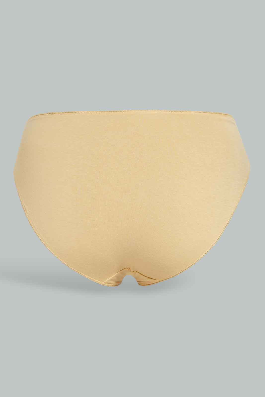 Redtag-PLUS-(PACK-4)---SOLID-HI-LEG,Black,Beige,White,Black-365,-Category:Briefs,-Colour:Assorted,-Deals:New-In,-Dept:Ladieswear,-Filter:Women's-Clothing,-New-In-Women-APL,-Non-Sale,-Section:Women,-Women-Briefs--
