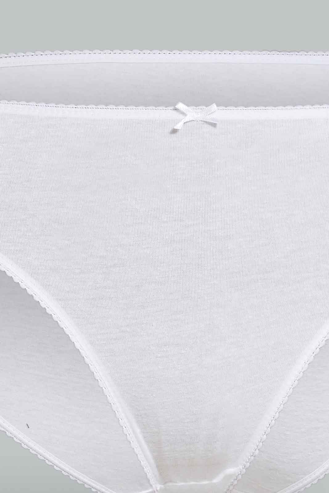 Redtag-PLUS-(PACK-4)---SOLID-HI-LEG,Black,Beige,White,Black-365,-Category:Briefs,-Colour:Assorted,-Deals:New-In,-Dept:Ladieswear,-Filter:Women's-Clothing,-New-In-Women-APL,-Non-Sale,-Section:Women,-Women-Briefs--