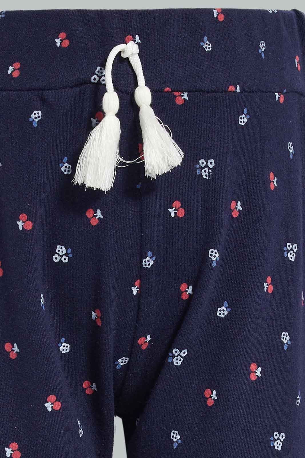 Redtag-Navy-Floral-AOP-Trackpant-Category:Joggers,-Colour:Navy,-Deals:New-In,-Filter:Infant-Girls-(3-to-24-Mths),-ING-Joggers,-New-In-ING-APL,-Non-Sale,-Section:Girls-(0-to-14Yrs),-TBL,-W22B-Infant-Girls-3 to 24 Months