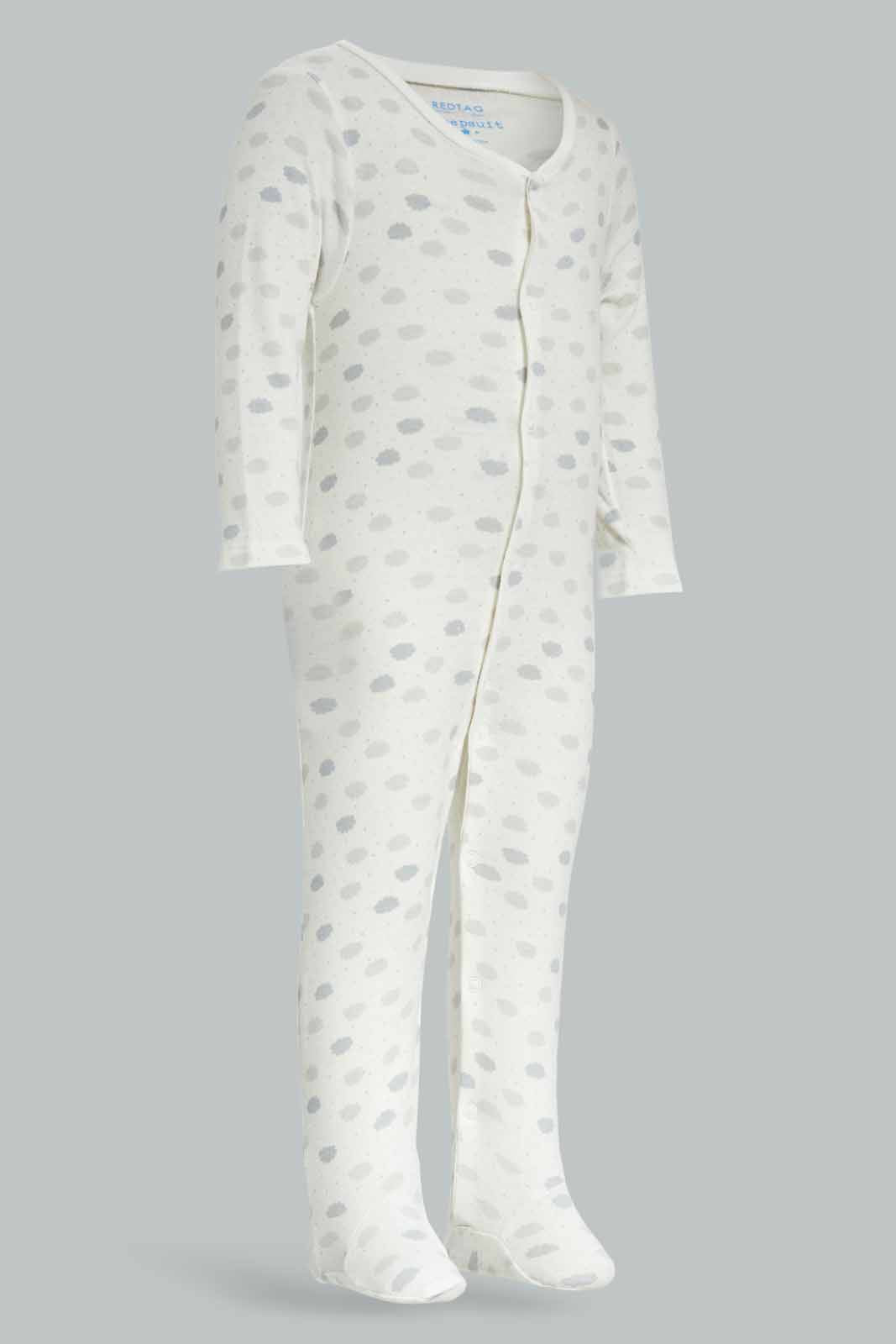 Redtag-Grey-3-pack-sleep-suit-Category:Sleepsuits,-Colour:Grey,-Deals:New-In,-Dept:New-Born,-Filter:Baby-(0-to-12-Mths),-NBB-Sleepsuits,-New-In-NBB-APL,-Non-Sale,-Section:Boys-(0-to-14Yrs),-W22A-Baby-